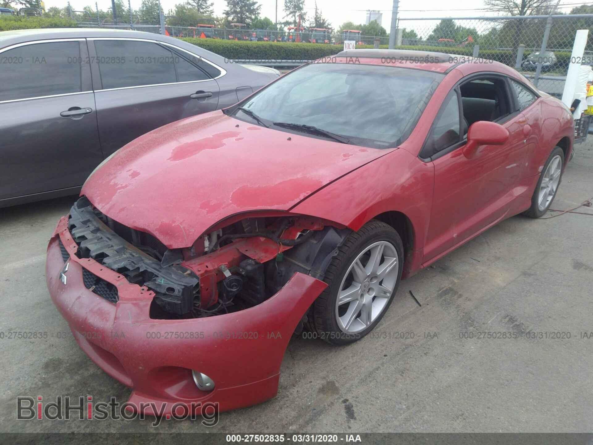 2007 MITSUBISHI ECLIPSE - VIN: 4A3AK34T97E020083 - Photo 2