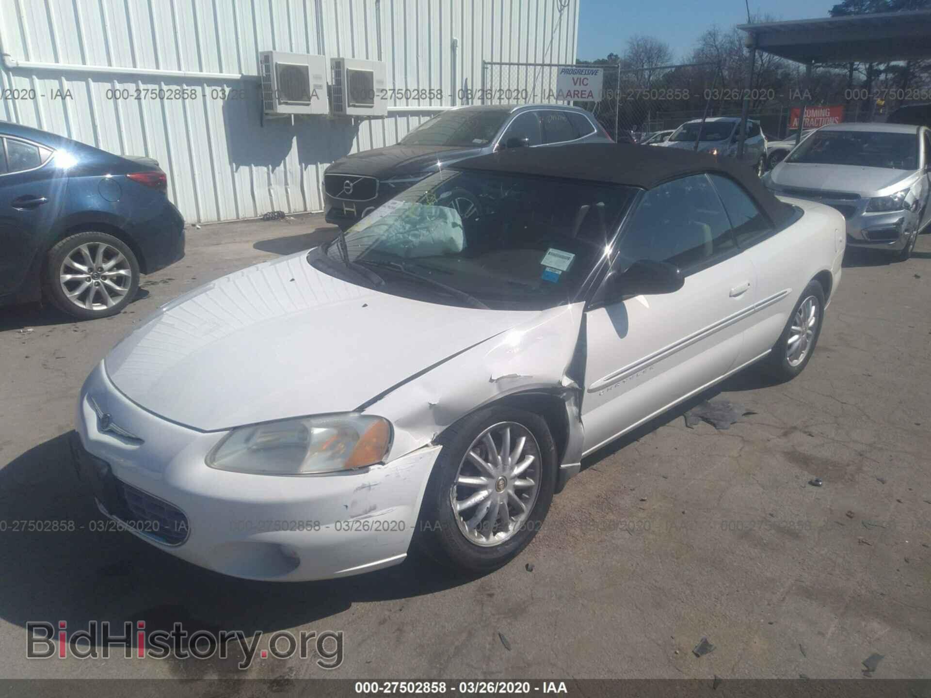 2001 CHRYSLER SEBRING - VIN: 1C3EL55U61N679710 - Фото 2