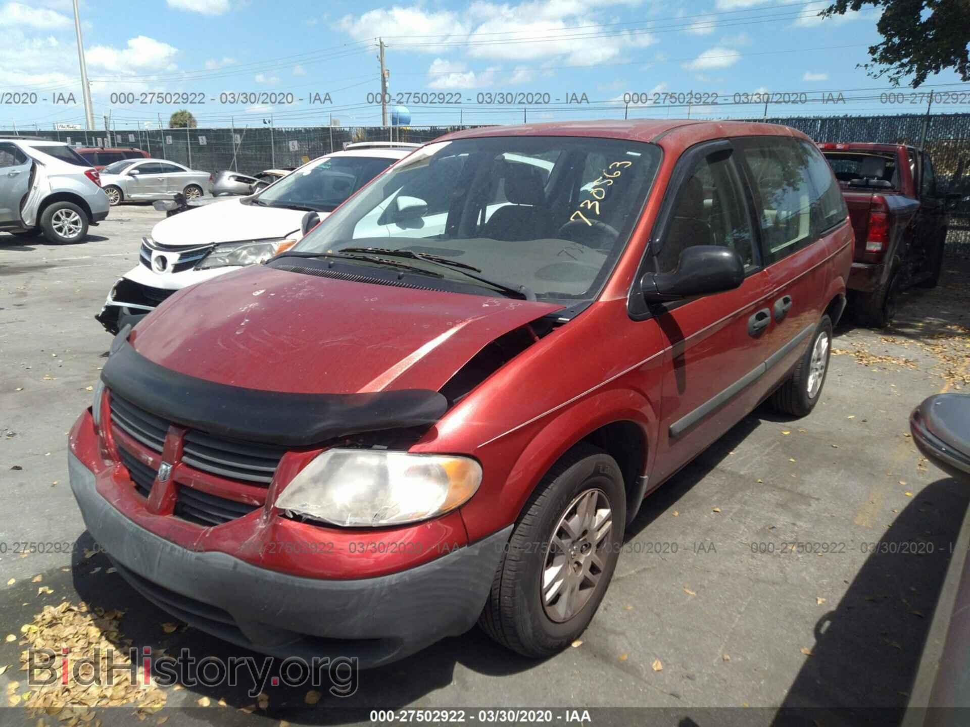 2006 DODGE CARAVAN - VIN: 1D4GP25BX6B730563 - Фото 2