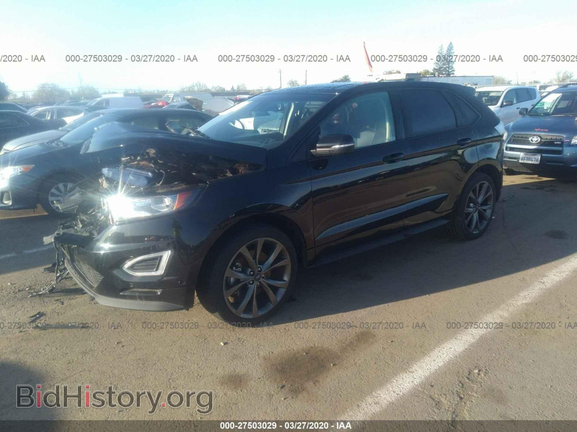 2016 FORD EDGE - VIN: 2FMPK4AP5GBB73447 - Фото 2