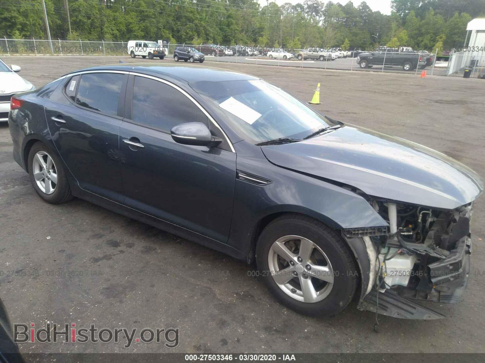 Фотография KNAGM4A72F5604955 - KIA OPTIMA 2015