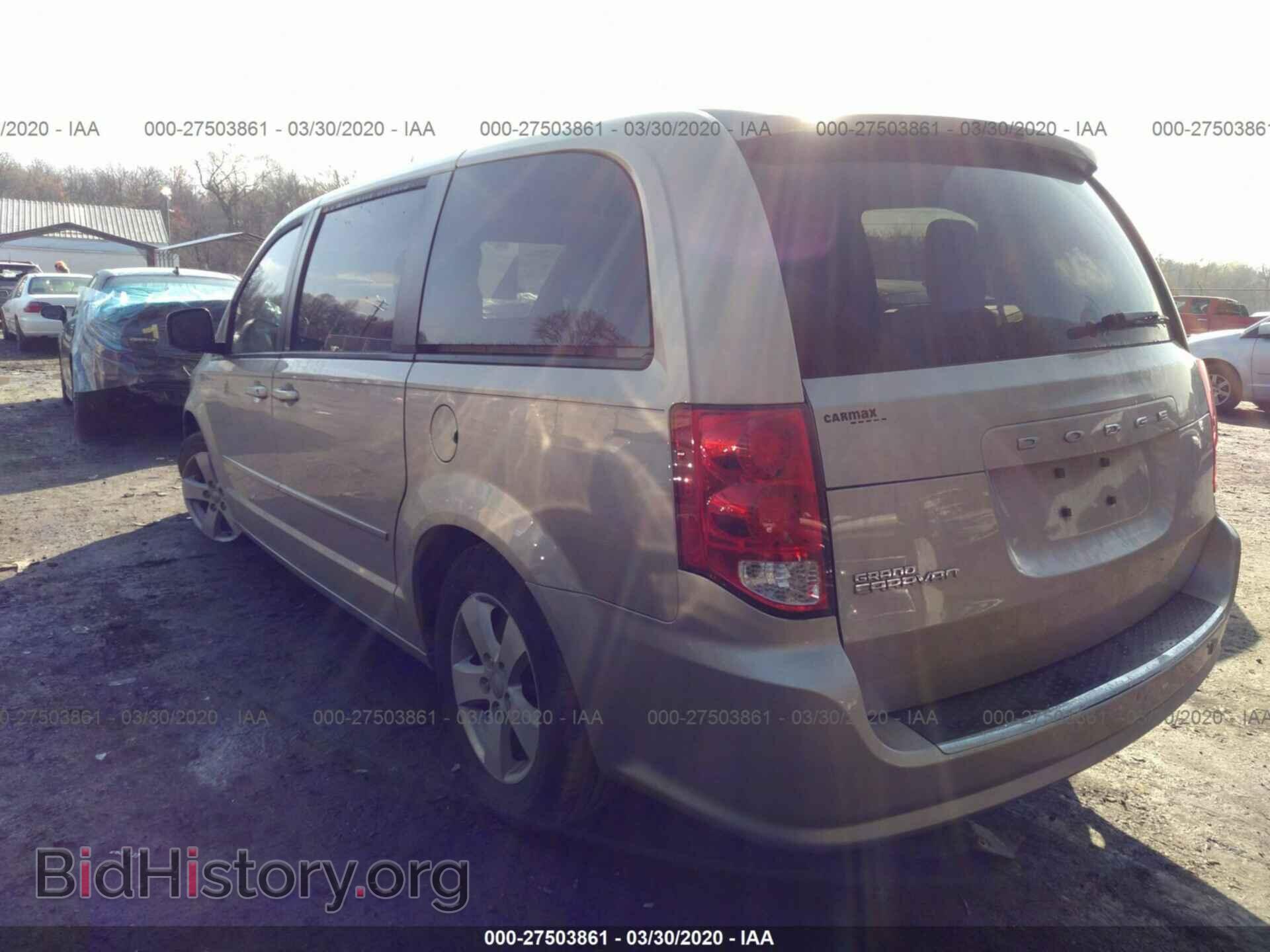2013 DODGE GRAND CARAVAN - VIN: 2C4RDGBG3DR676663 - Фото 3