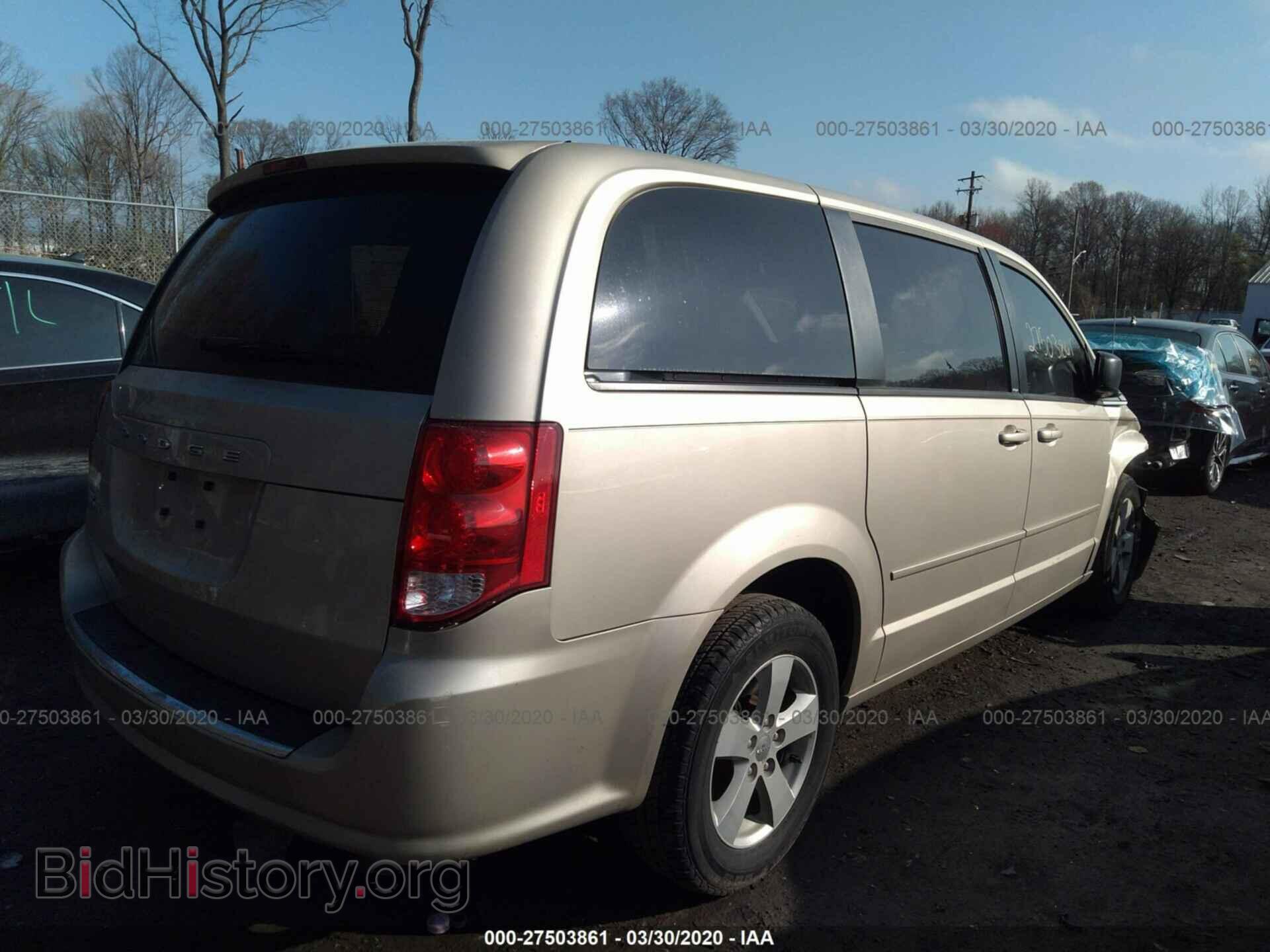2013 DODGE GRAND CARAVAN - VIN: 2C4RDGBG3DR676663 - Фото 4