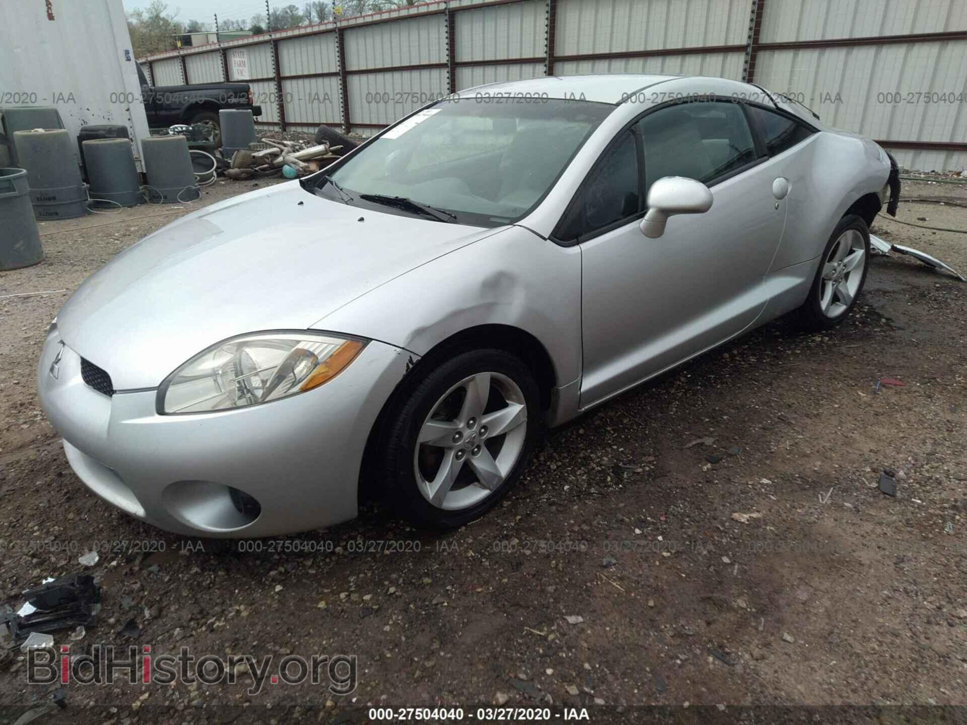 2007 MITSUBISHI ECLIPSE - VIN: 4A3AK24F47E004796 - Фото 2