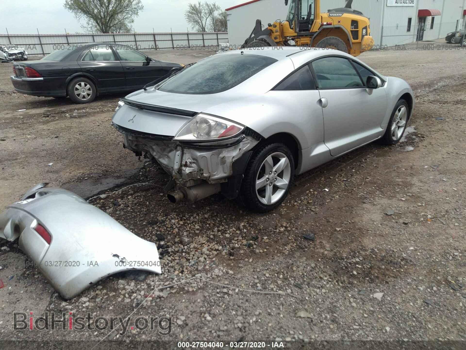 2007 MITSUBISHI ECLIPSE - VIN: 4A3AK24F47E004796 - Фото 4