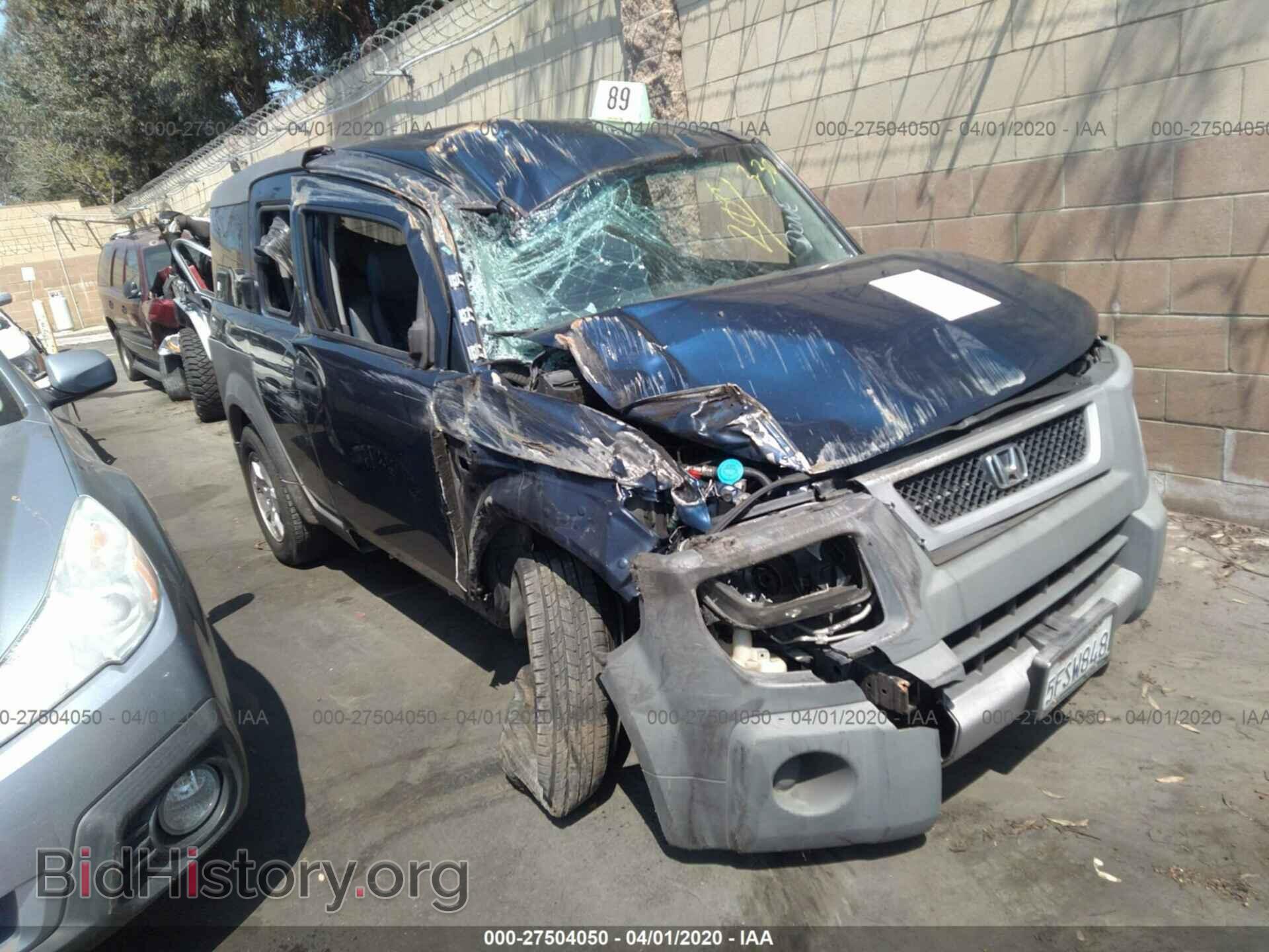 Photo 5J6YH28533L033627 - HONDA ELEMENT 2003