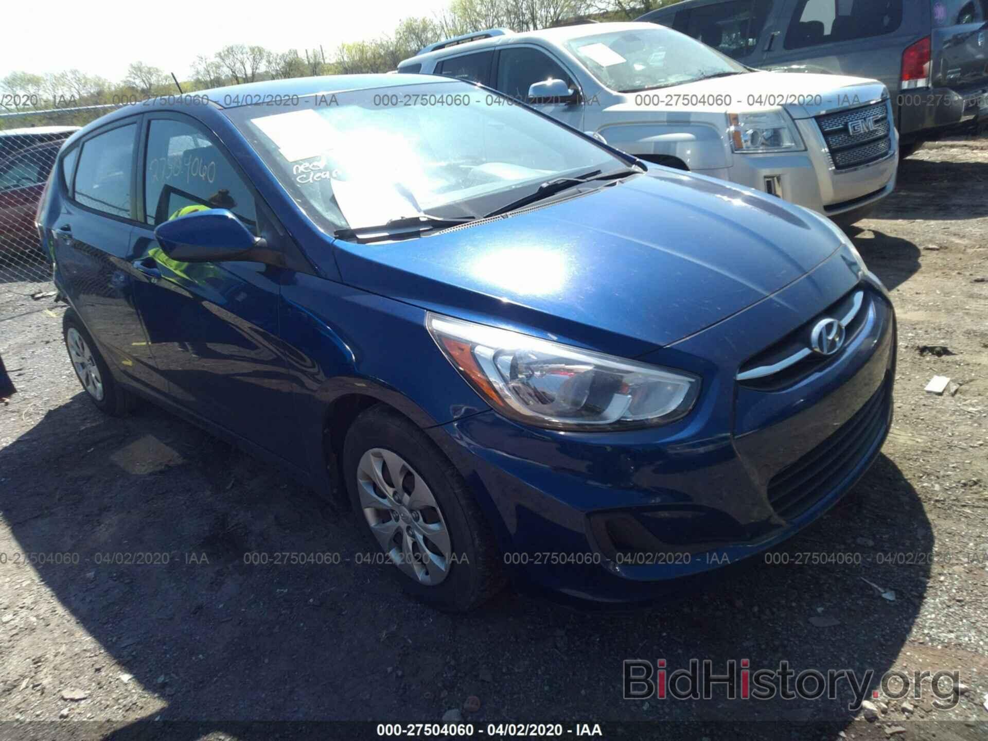 Photo KMHCT5AE8FU210807 - HYUNDAI ACCENT 2015