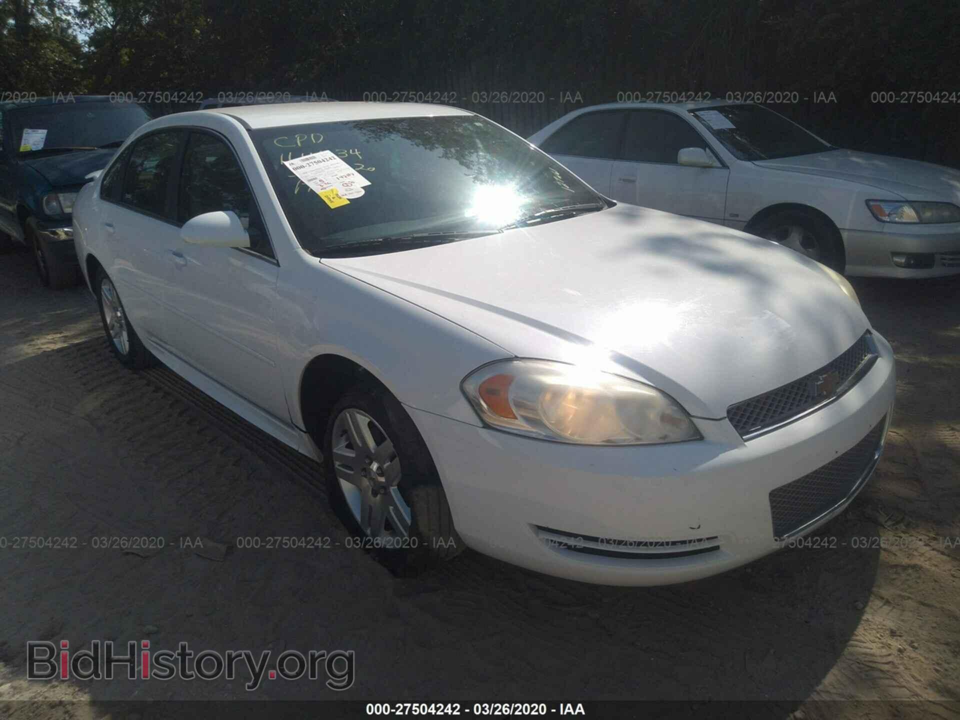 Фотография 2G1WG5E31C1127461 - CHEVROLET IMPALA 2012