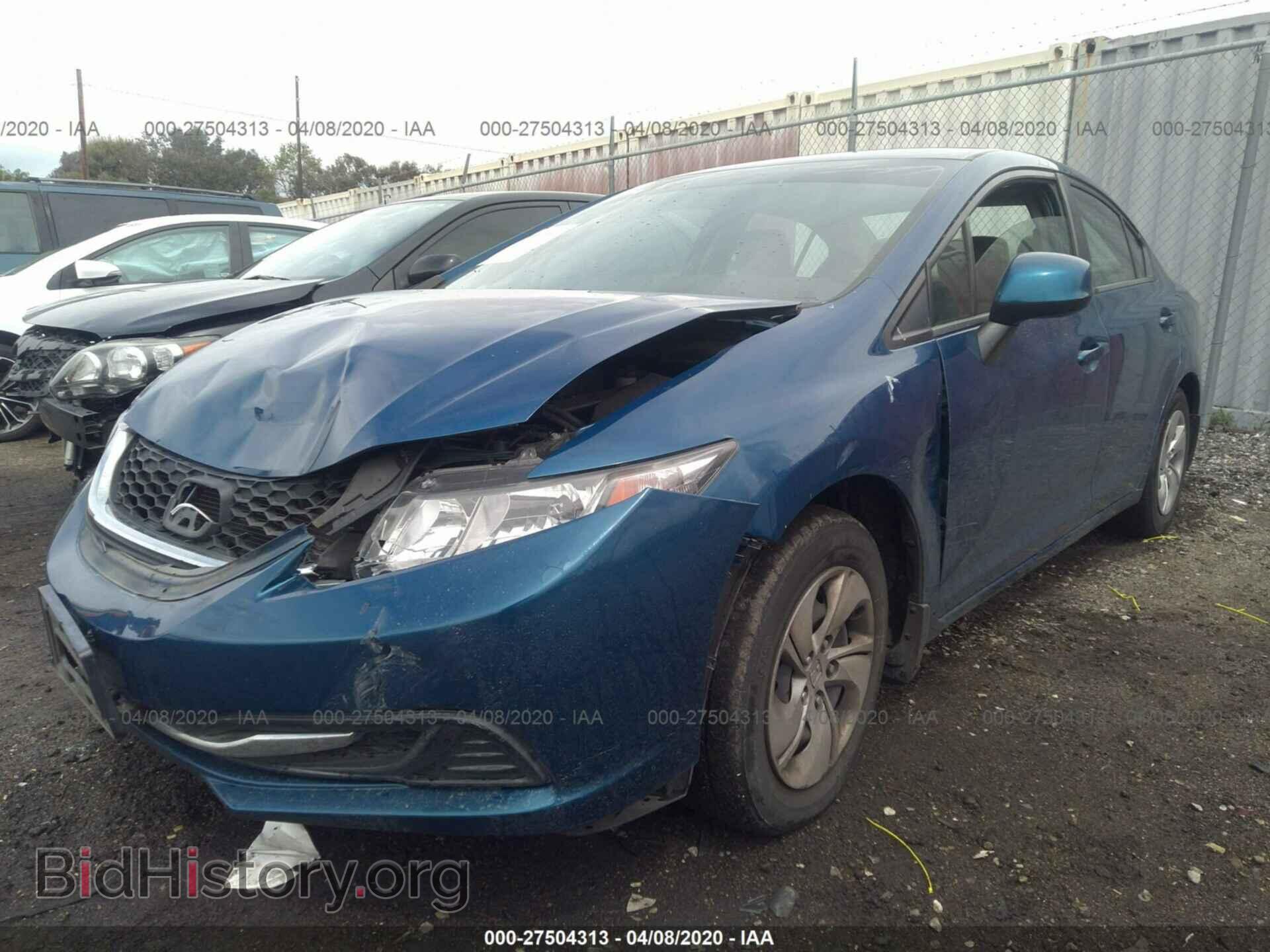 2013 HONDA CIVIC - VIN: 19XFB2F58DE206506 - Фото 2