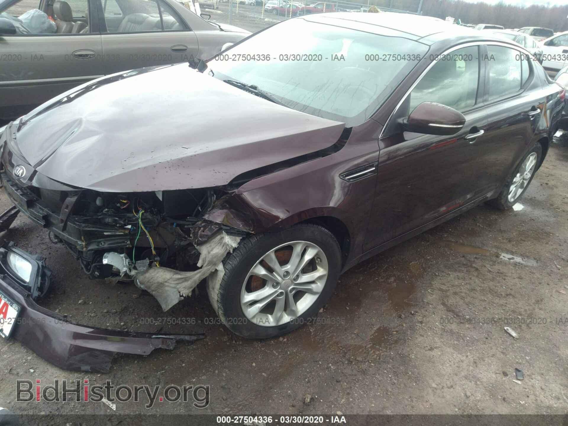 2013 KIA OPTIMA - VIN: 5XXGN4A72DG202068 - Фото 2