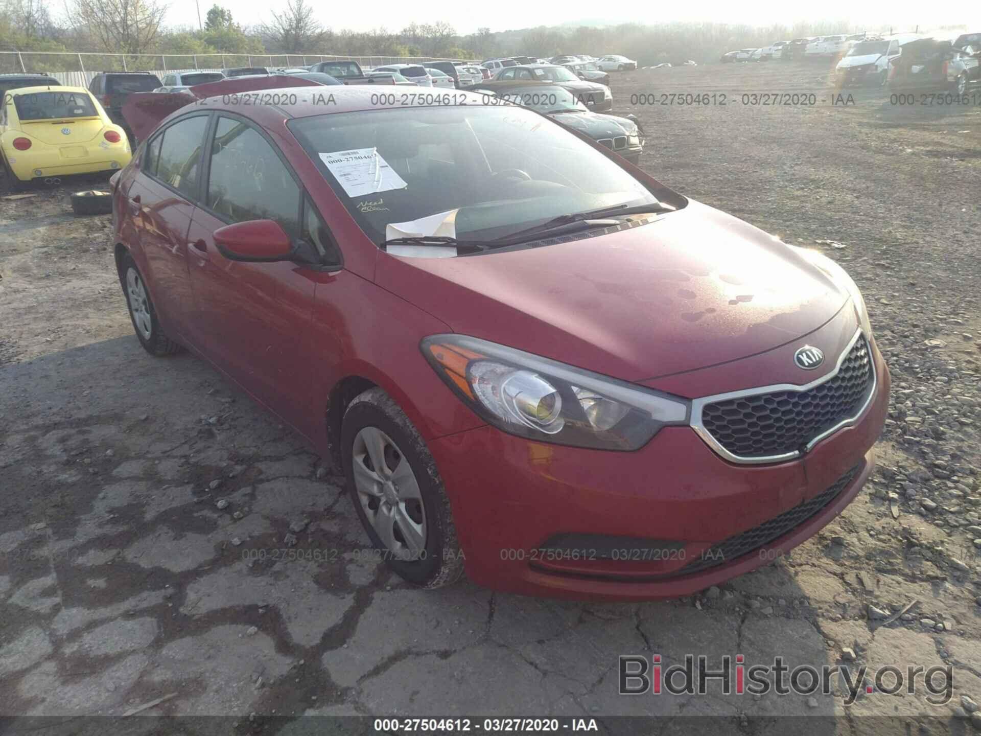 Фотография KNAFK4A64G5503944 - KIA FORTE 2016