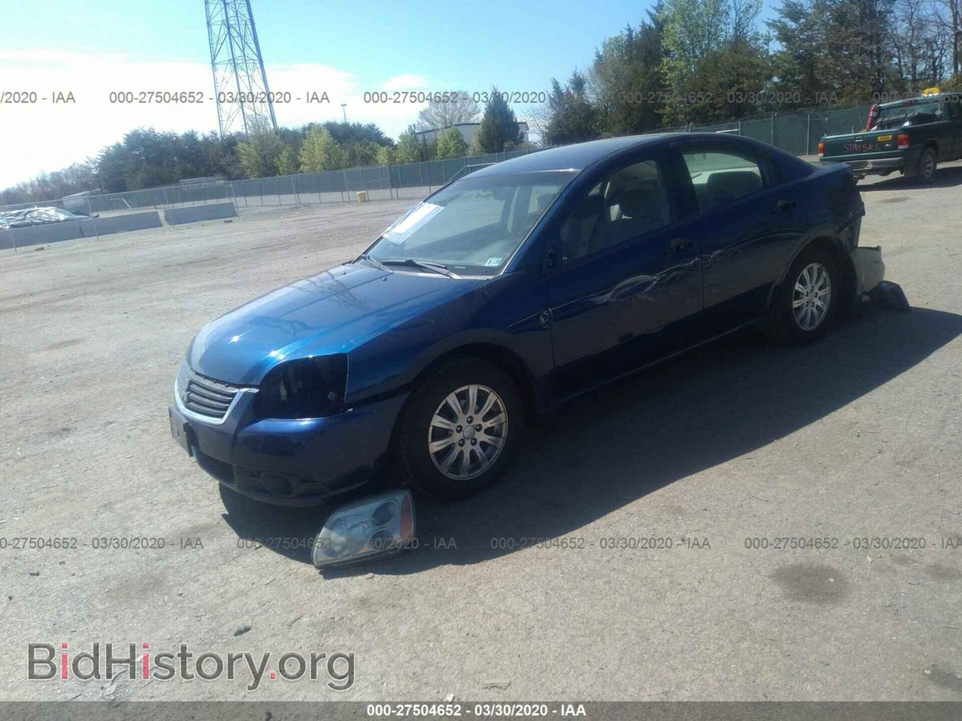 2009 MITSUBISHI GALANT - VIN: 4A3AB36F19E042198 - Фото 2