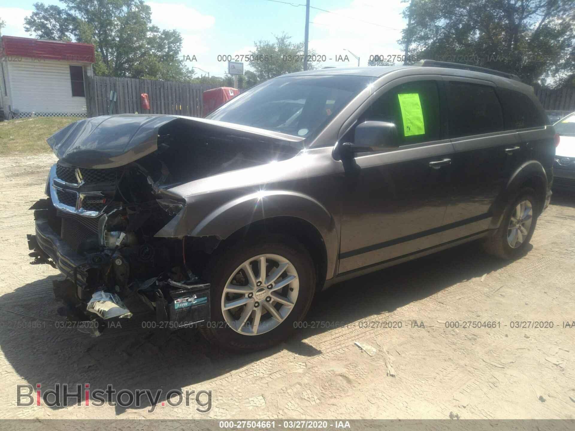 2013 DODGE JOURNEY - VIN: 3C4PDCBB7DT503536 - Фото 2
