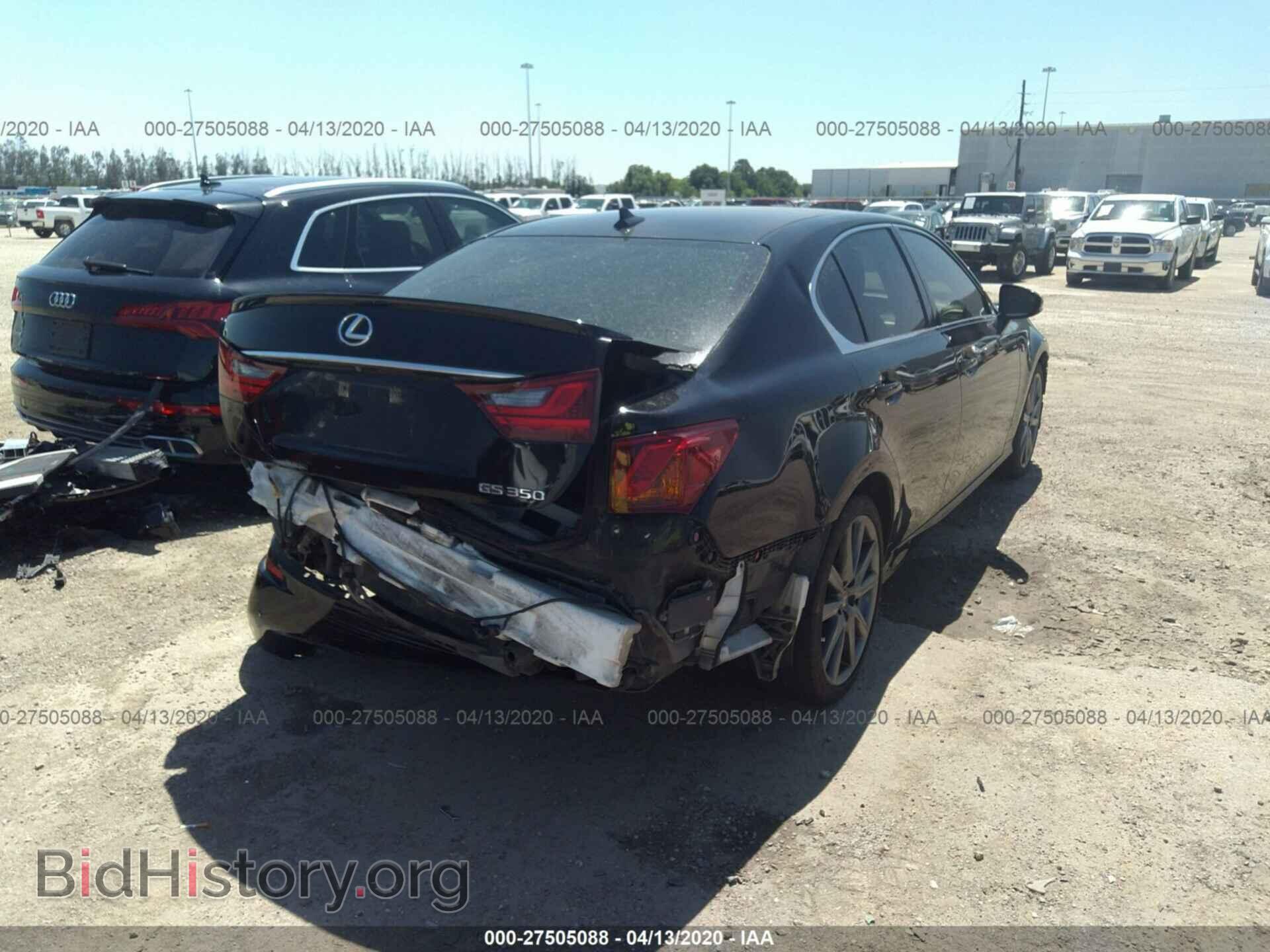 2013 LEXUS GS - VIN: JTHBE1BL4D5023702 - Photo 4