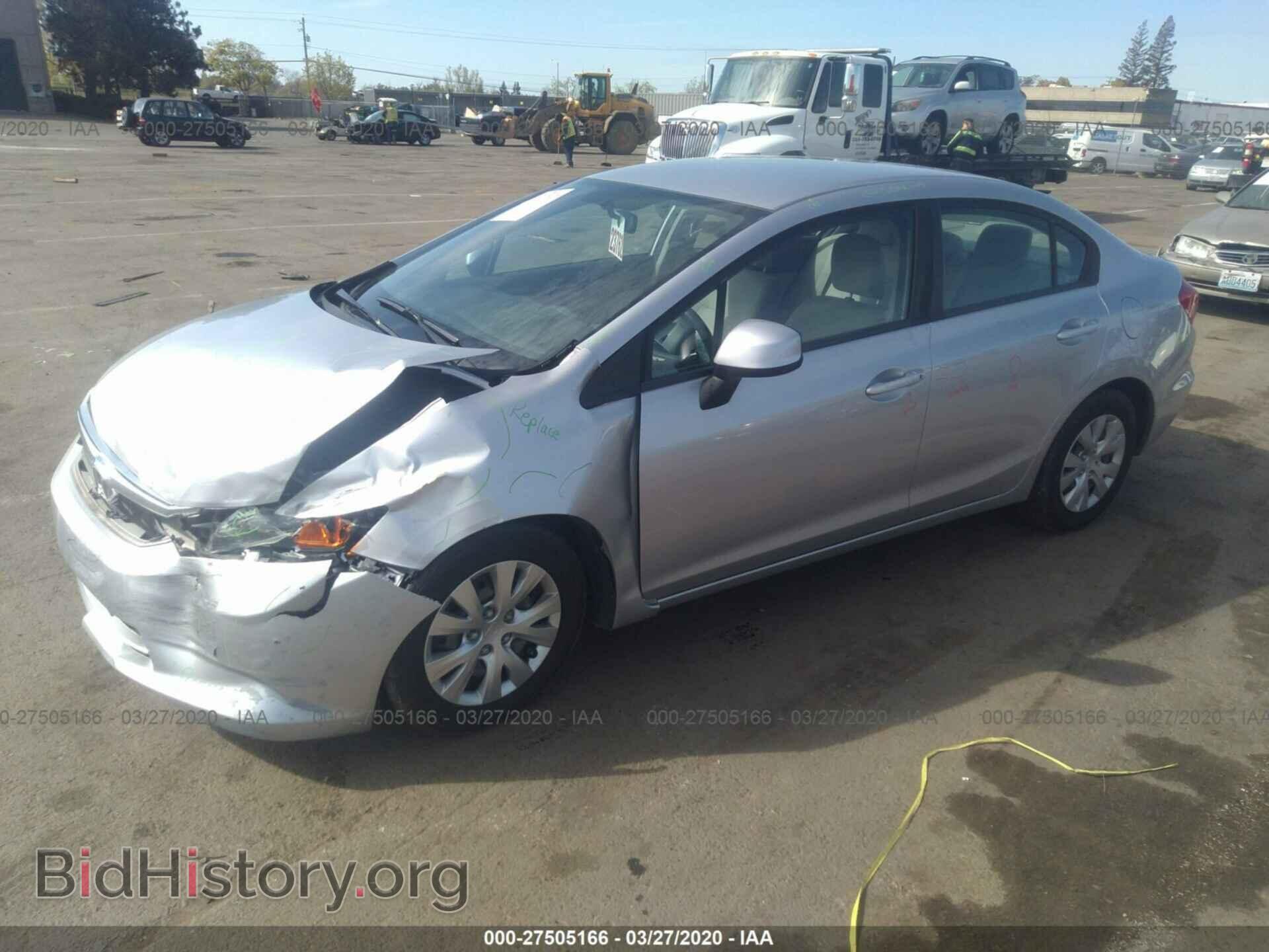 2012 HONDA CIVIC - VIN: 19XFB2F57CE365161 - Photo 2