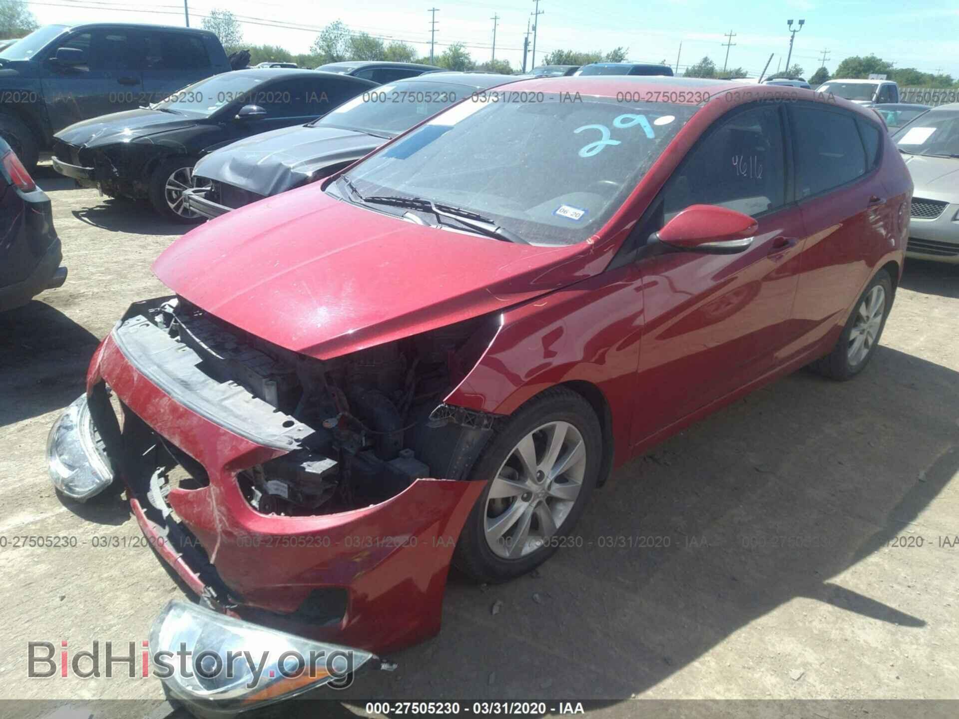 2013 HYUNDAI ACCENT - VIN: KMHCU5AE7DU092467 - Фото 2