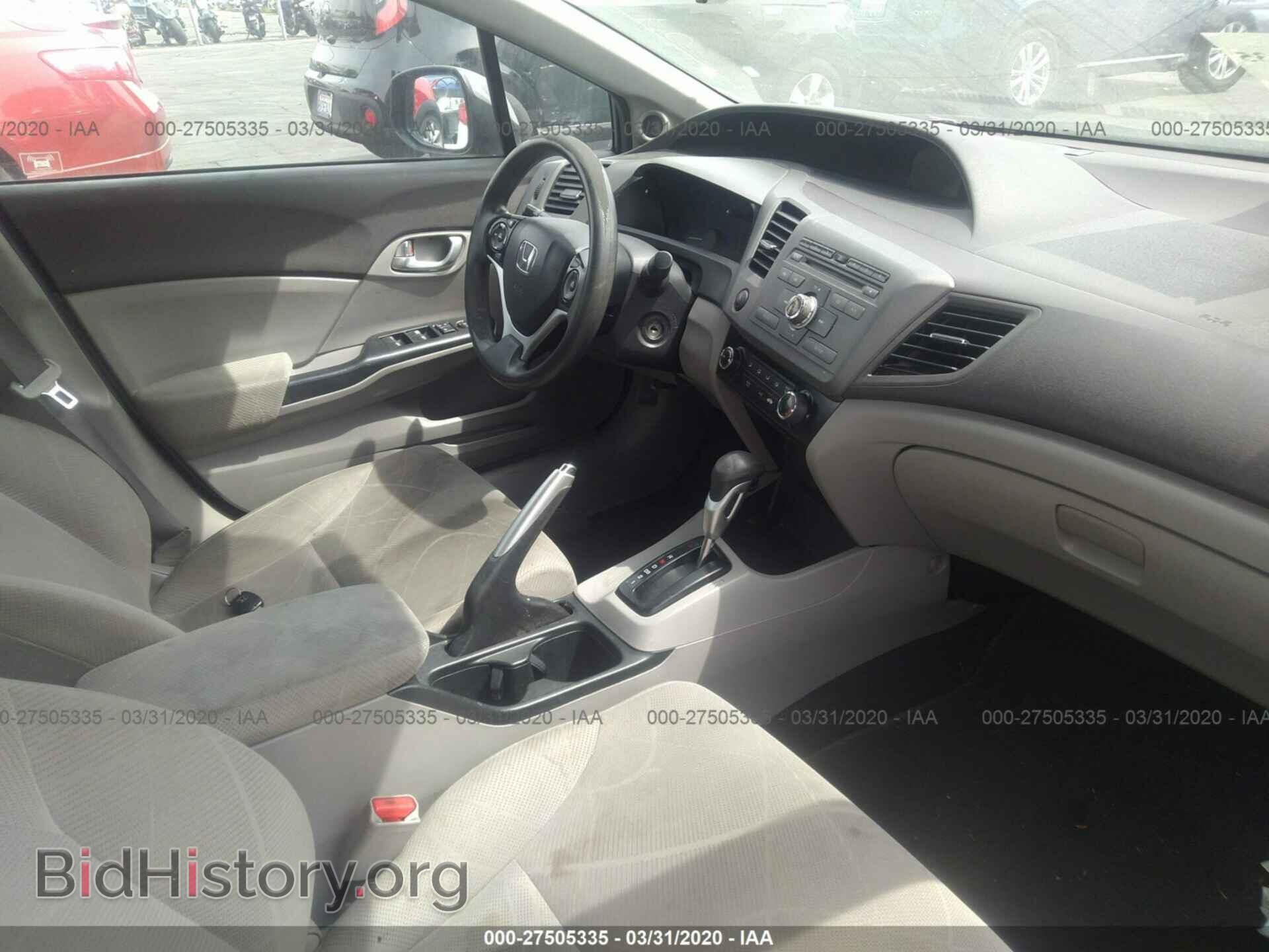 2012 HONDA CIVIC - VIN: 19XFB2F83CE372859 - Фото 5