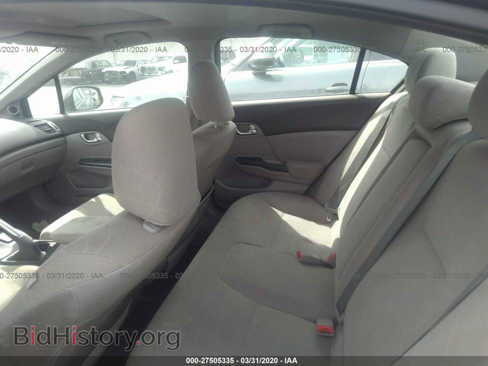 2012 HONDA CIVIC - VIN: 19XFB2F83CE372859 - Фото 8