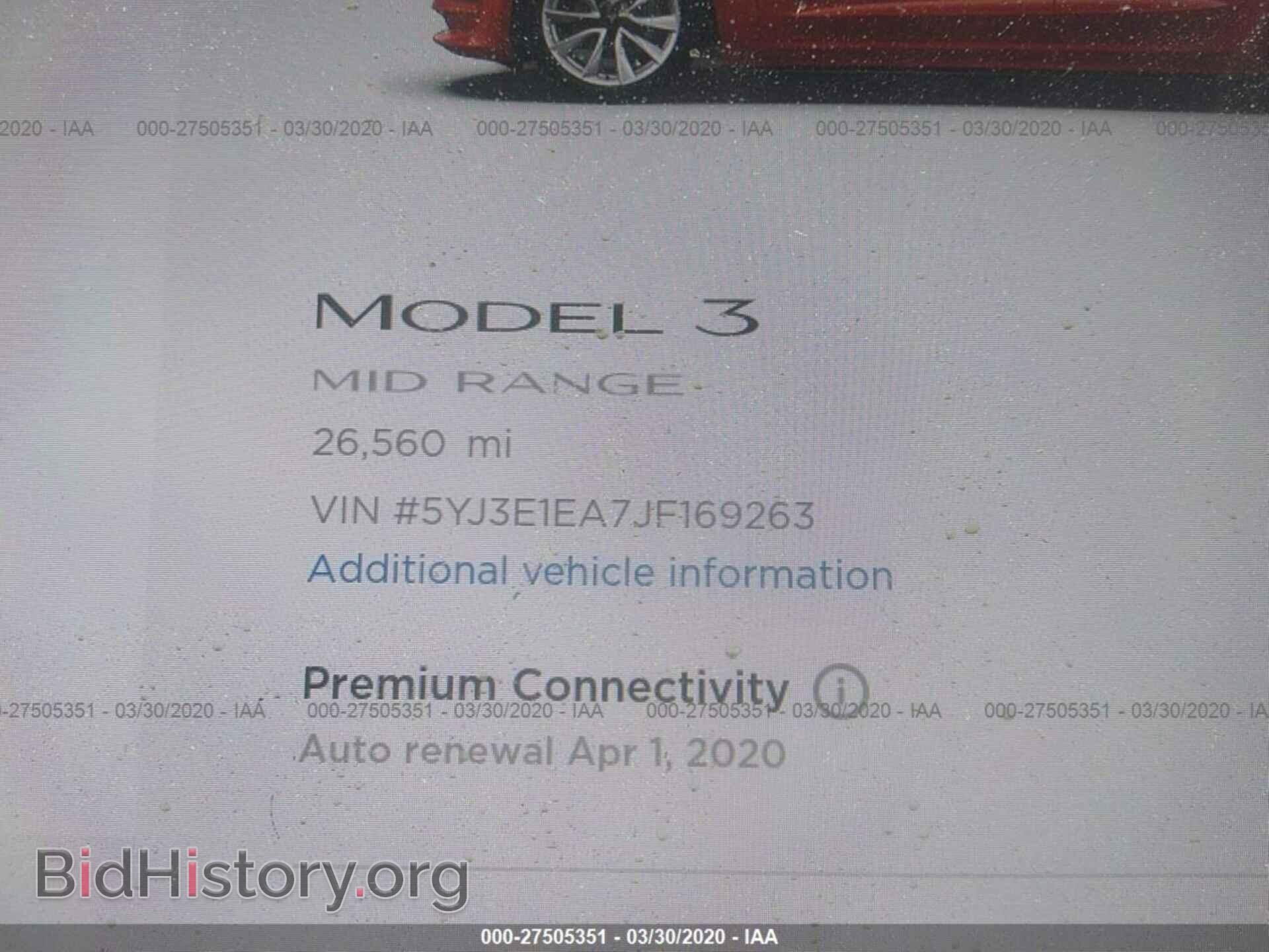 2018 TESLA MODEL 3 - VIN: 5YJ3E1EA7JF169263 - Фото 7