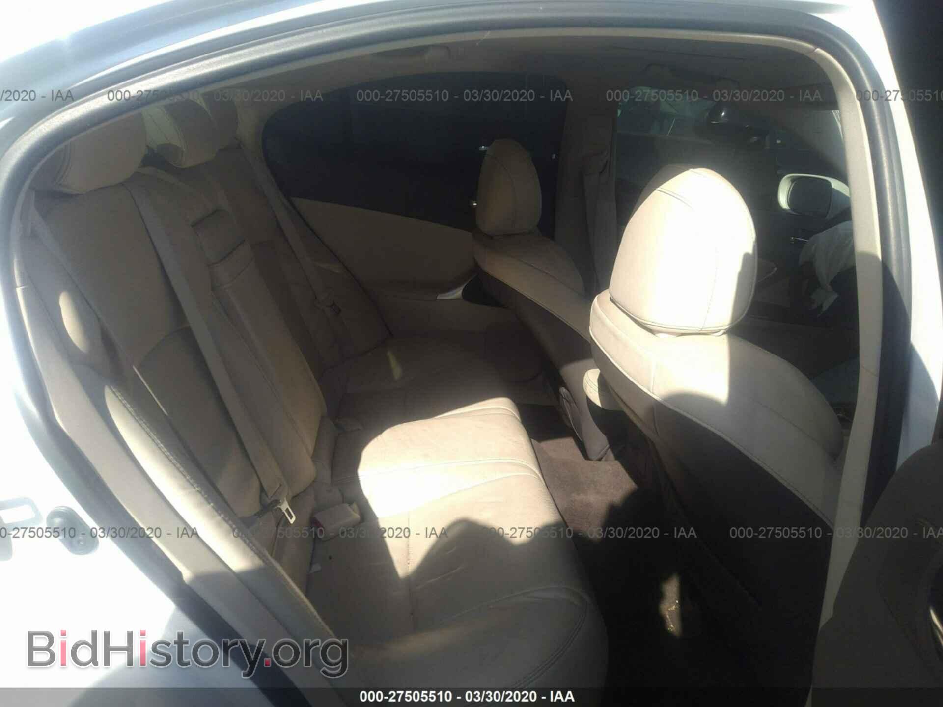 2012 LEXUS IS - VIN: JTHBF5C22C5170660 - Photo 8