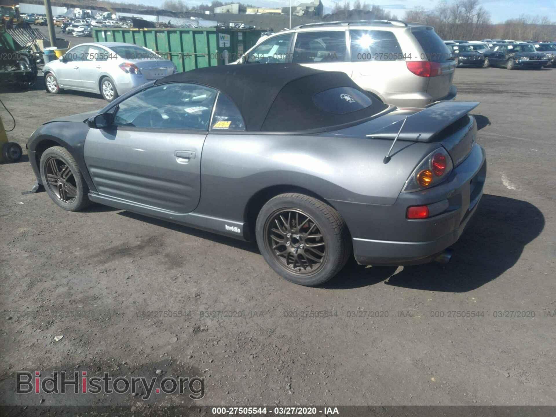 2003 MITSUBISHI ECLIPSE - VIN: 4A3AE75H73E004497 - Фото 3