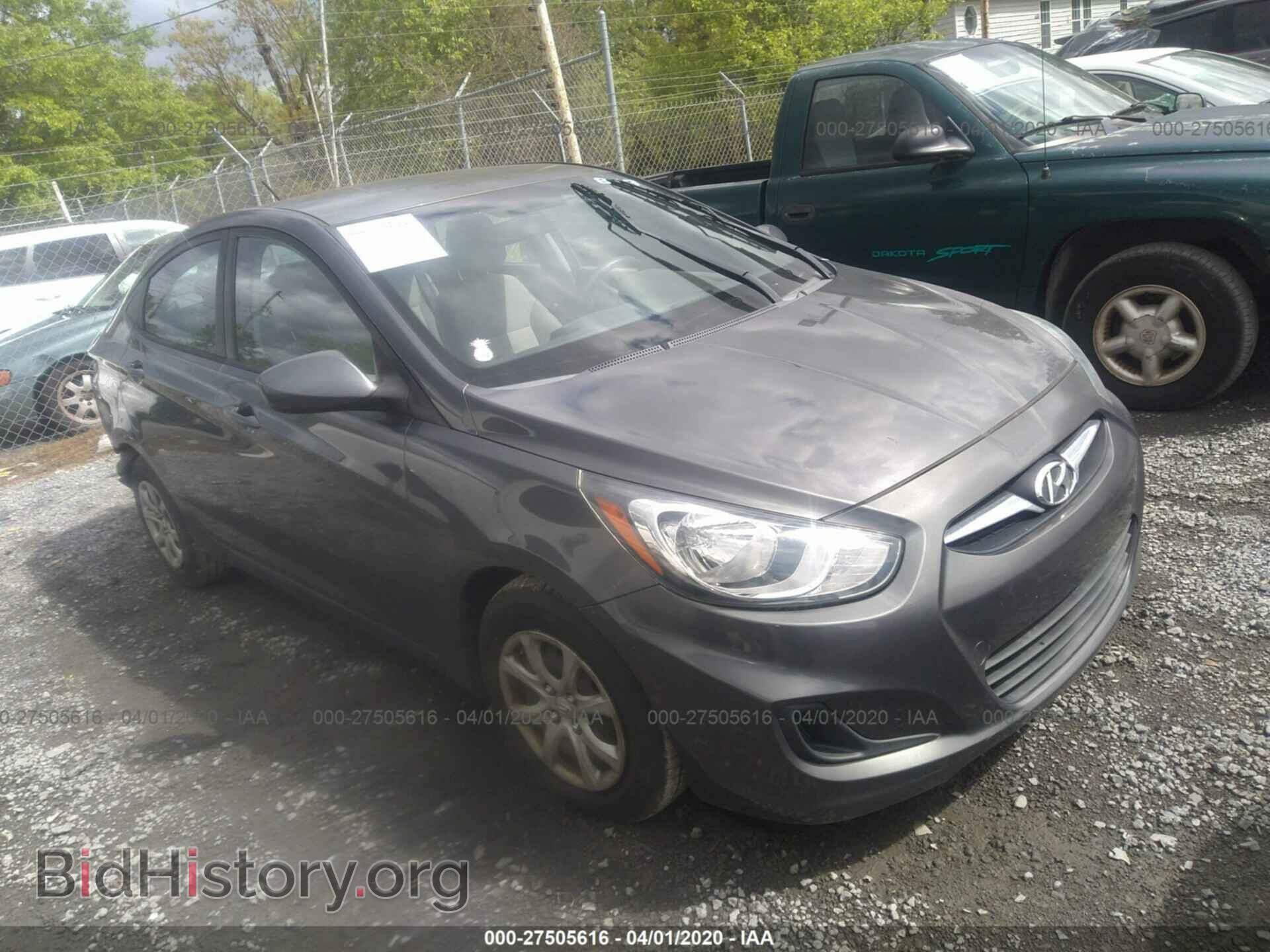 Photo KMHCT4AE2CU190706 - HYUNDAI ACCENT 2012