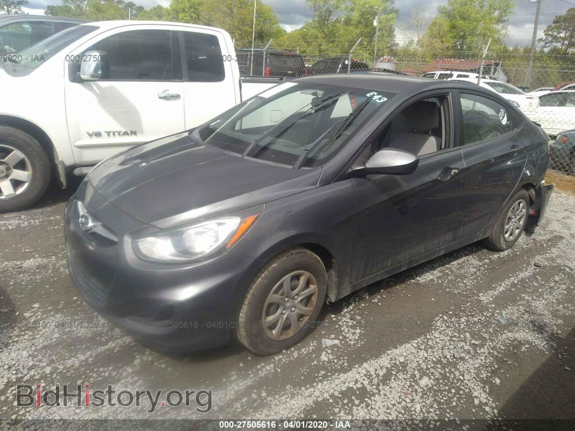 2012 HYUNDAI ACCENT - VIN: KMHCT4AE2CU190706 - Фото 2