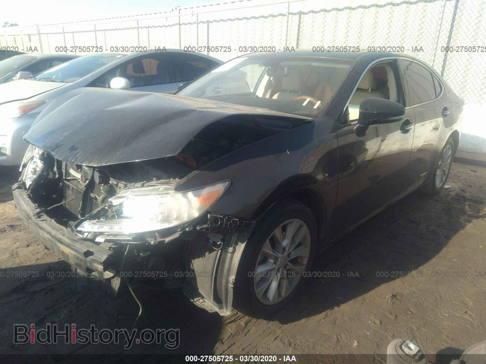 2013 LEXUS ES - VIN: JTHBW1GG8D2025477 - Фото 2
