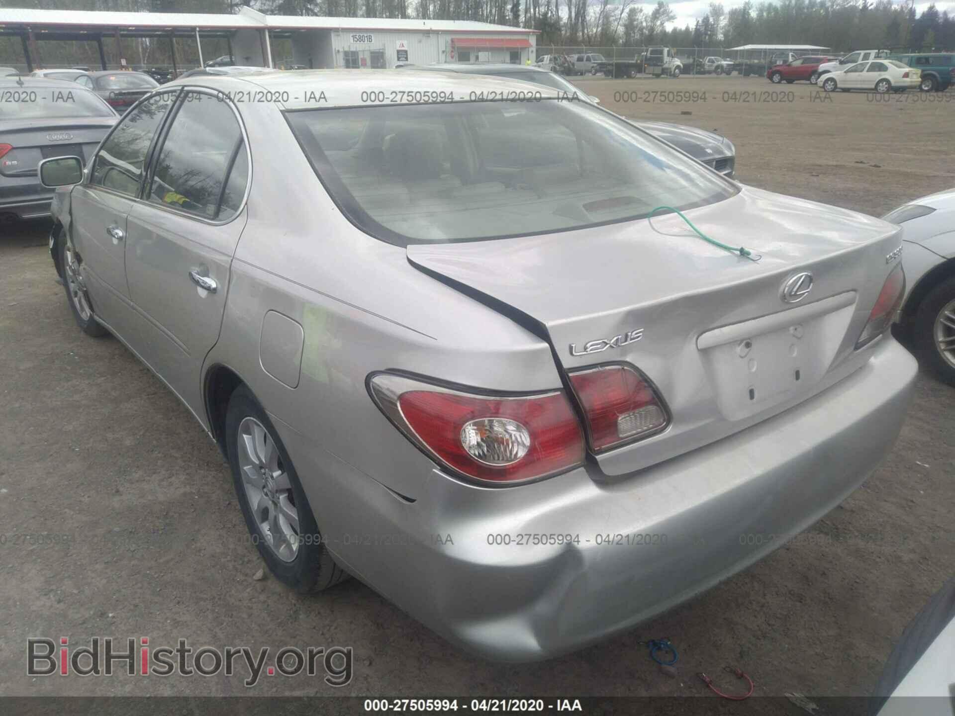 2003 LEXUS ES - VIN: JTHBF30G136020621 - Фото 3