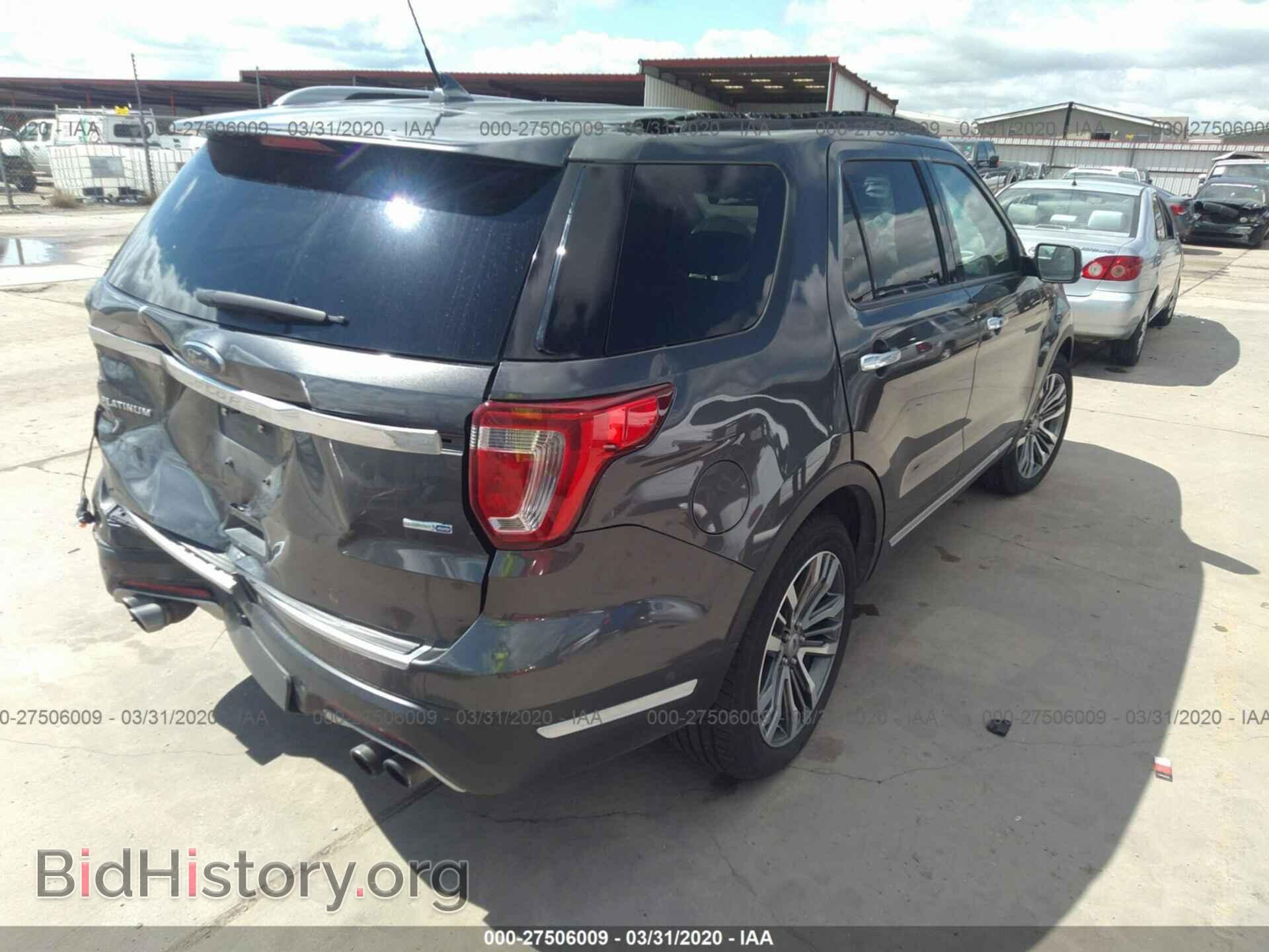 2018 FORD EXPLORER - VIN: 1FM5K8HT4JGB64983 - Фото 4