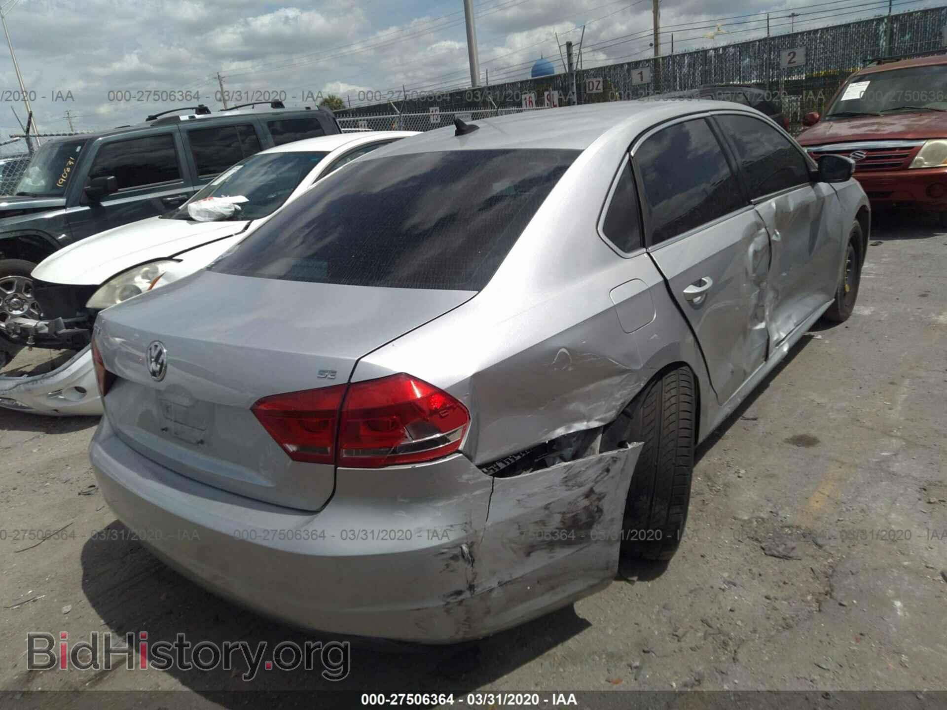 2013 VOLKSWAGEN PASSAT - VIN: 1VWBP7A39DC128549 - Фото 4