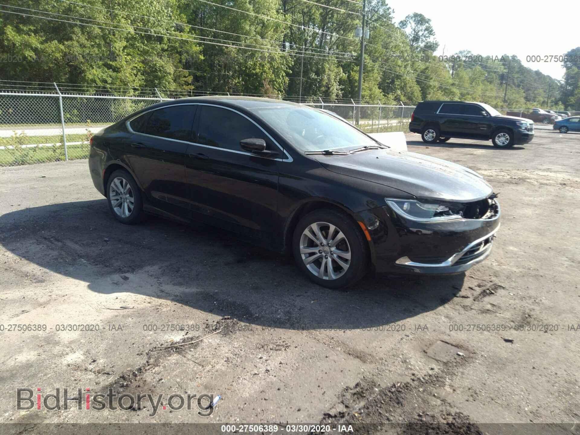Photo 1C3CCCAB2GN102469 - CHRYSLER 200 2016