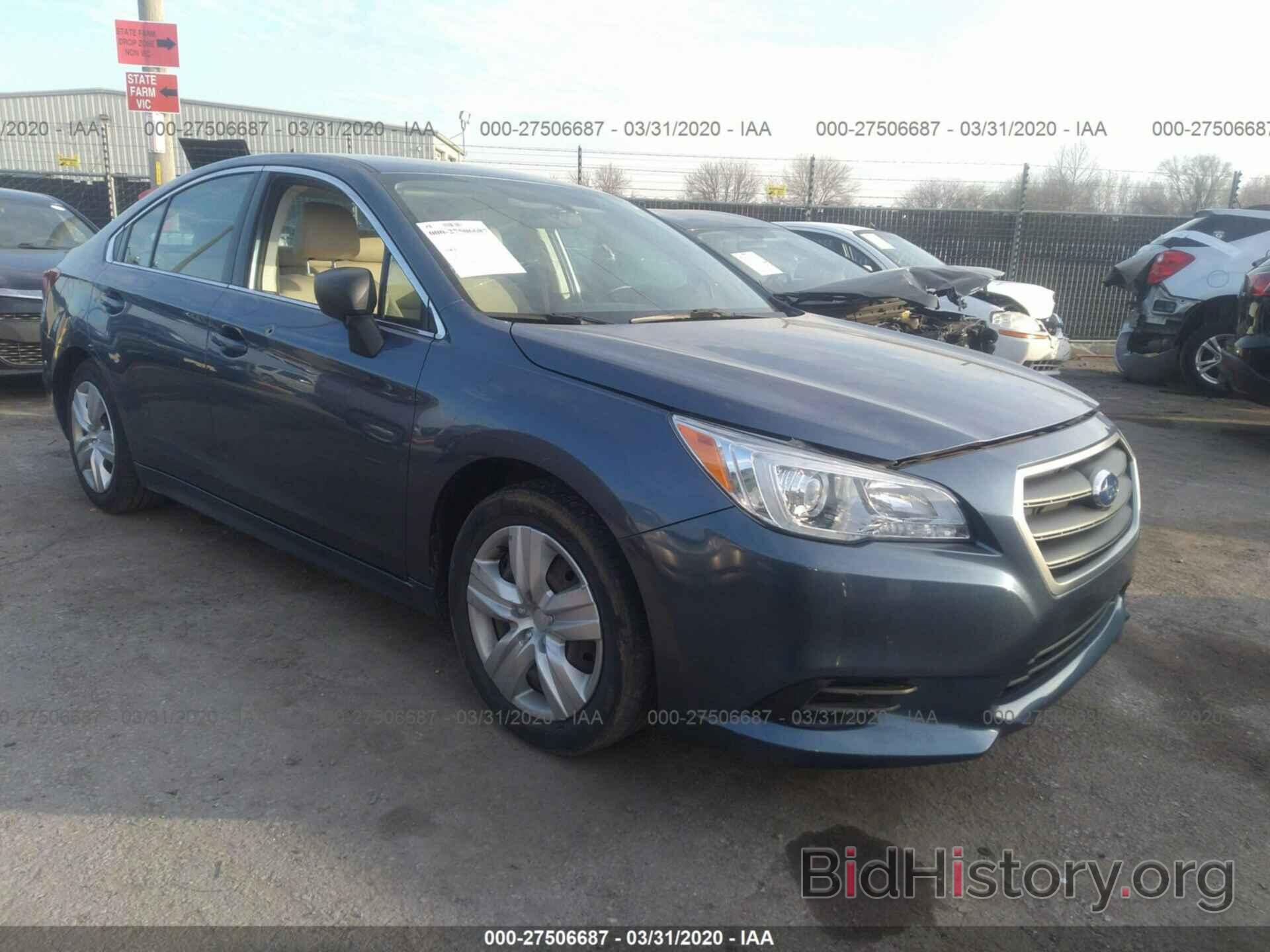 Photo 4S3BNBA62F3017415 - SUBARU LEGACY 2015