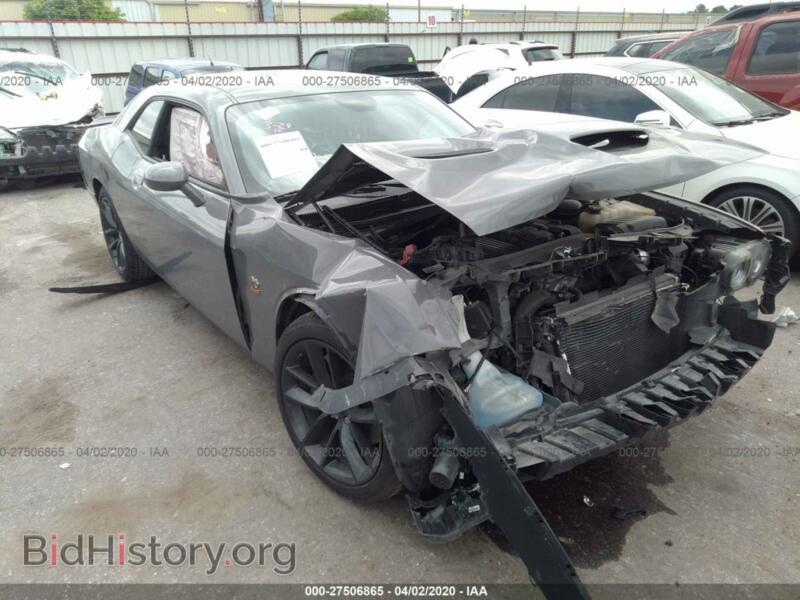 2019 Dodge CHALLENGER R/T Scat Pack (VIN 2C3CDZFJ4KH524597) — photo 1 of 11, IAAI, damage: front end