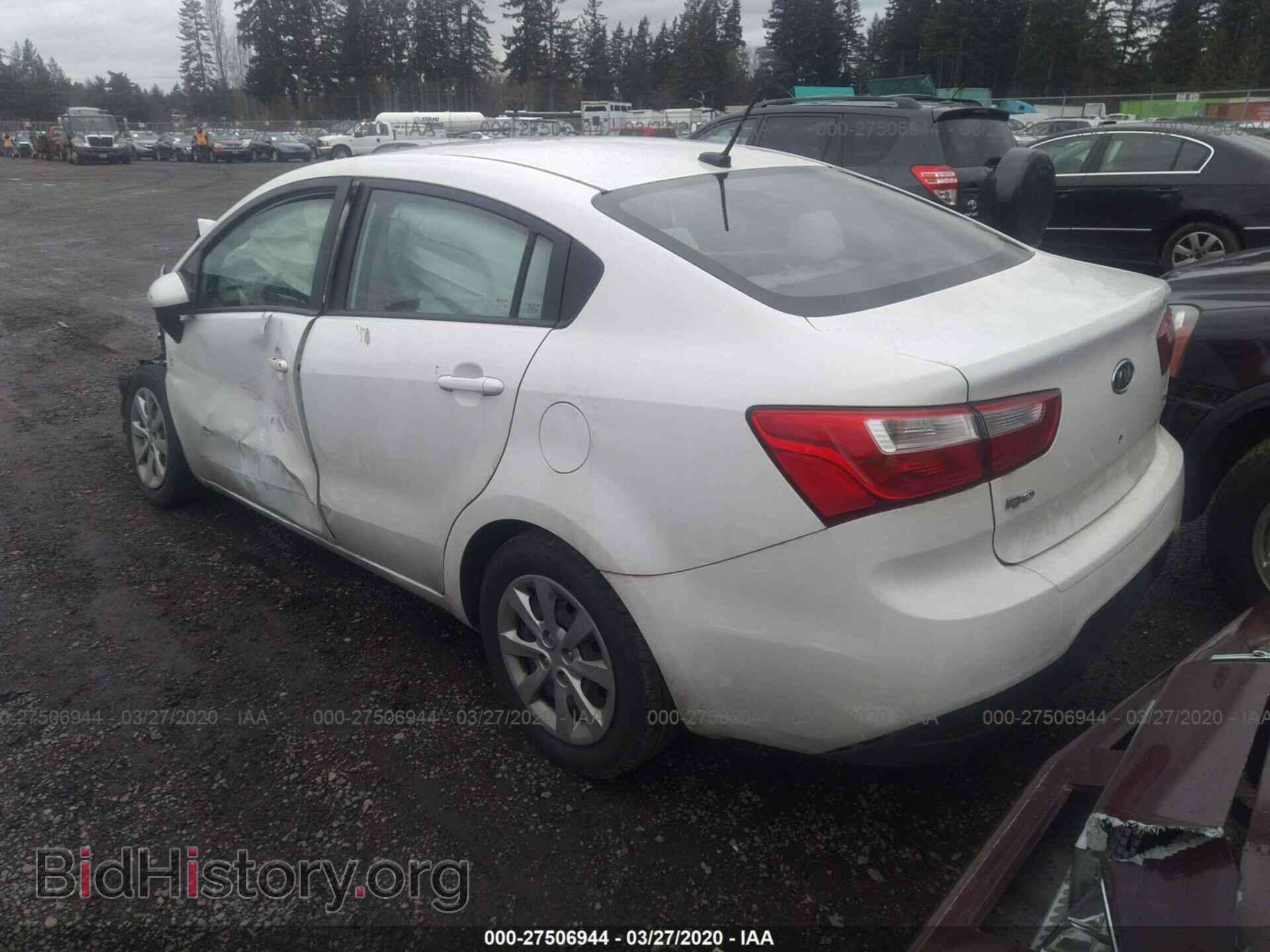 2012 KIA RIO - VIN: KNADM4A3XC6071338 - Фото 3