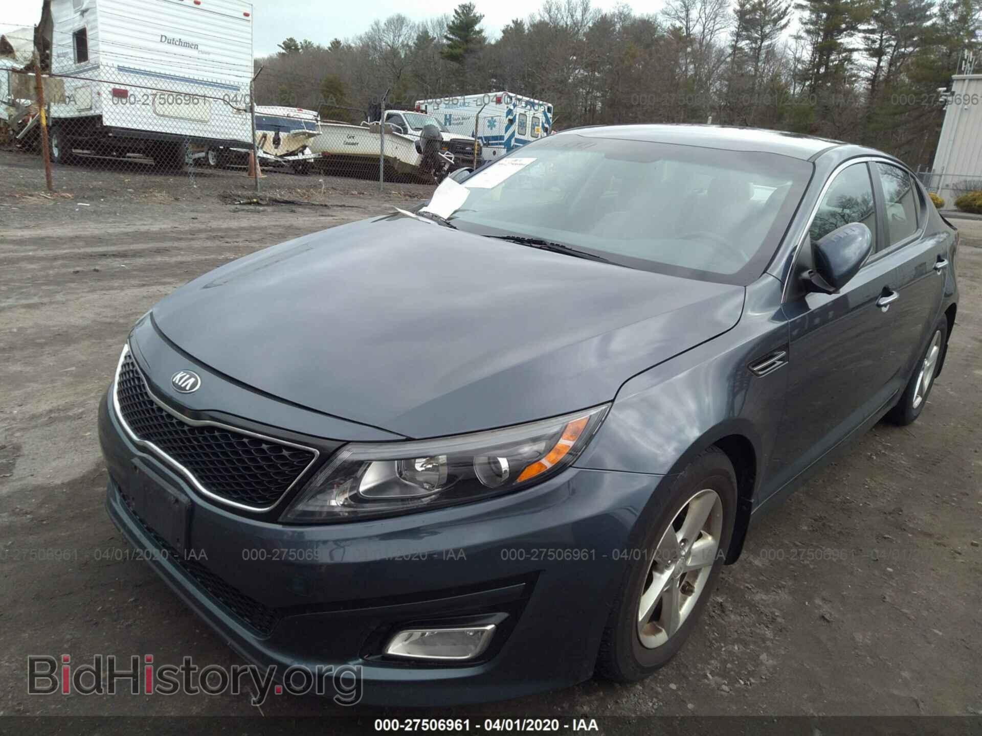 2015 KIA OPTIMA - VIN: 5XXGM4A73FG481682 - Photo 2