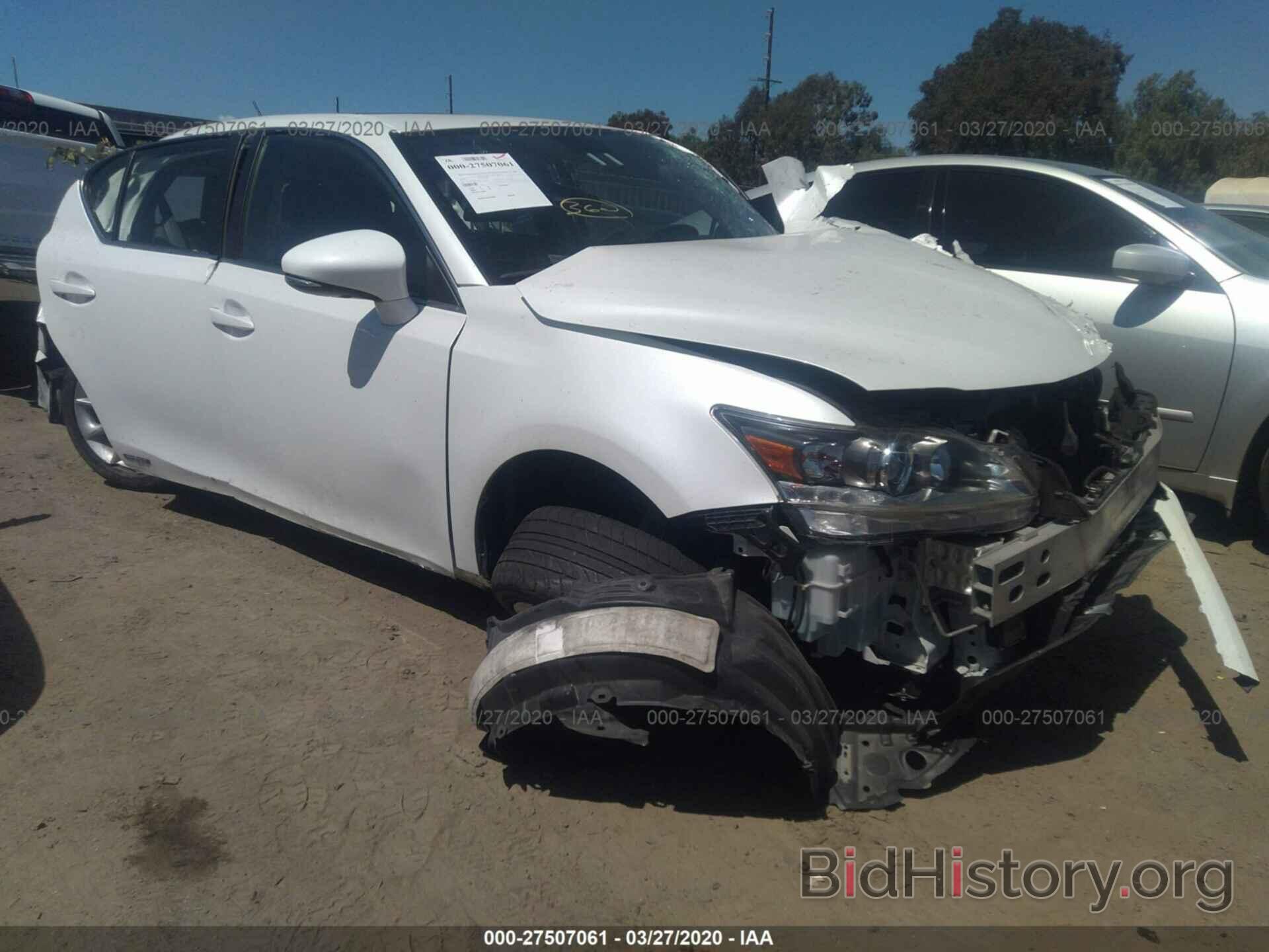 Photo JTHKD5BH8D2171696 - LEXUS CT 200H 2013