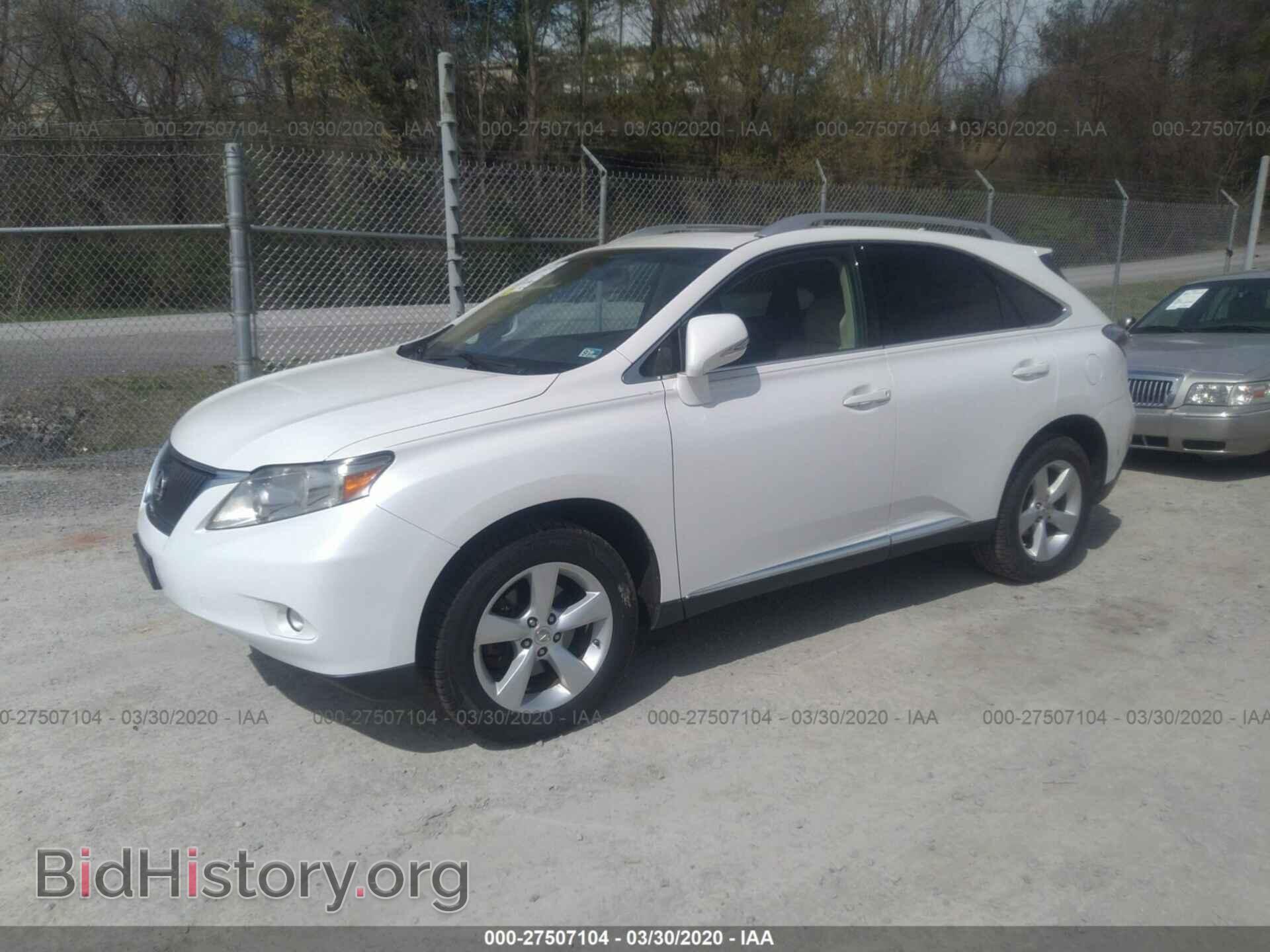 2010 LEXUS RX - VIN: 2T2BK1BA9AC068539 - Photo 2