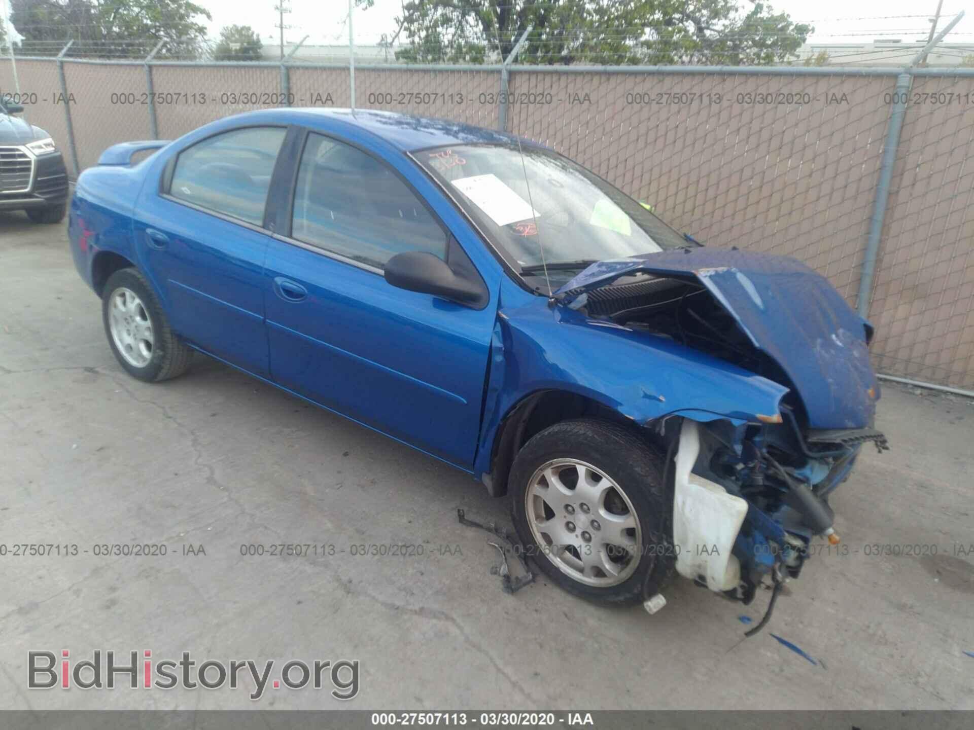 Фотография 1B3ES56C15D227584 - DODGE NEON 2005
