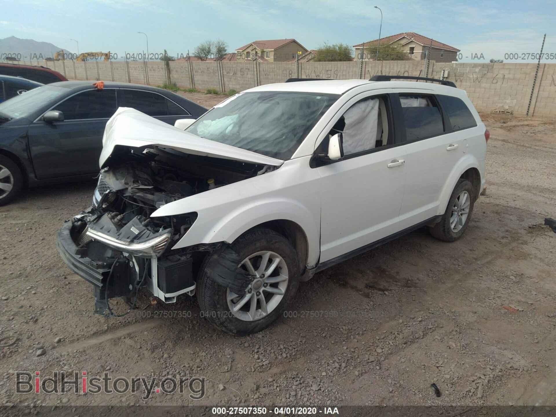 2016 DODGE JOURNEY - VIN: 3C4PDCBBXGT198229 - Фото 2