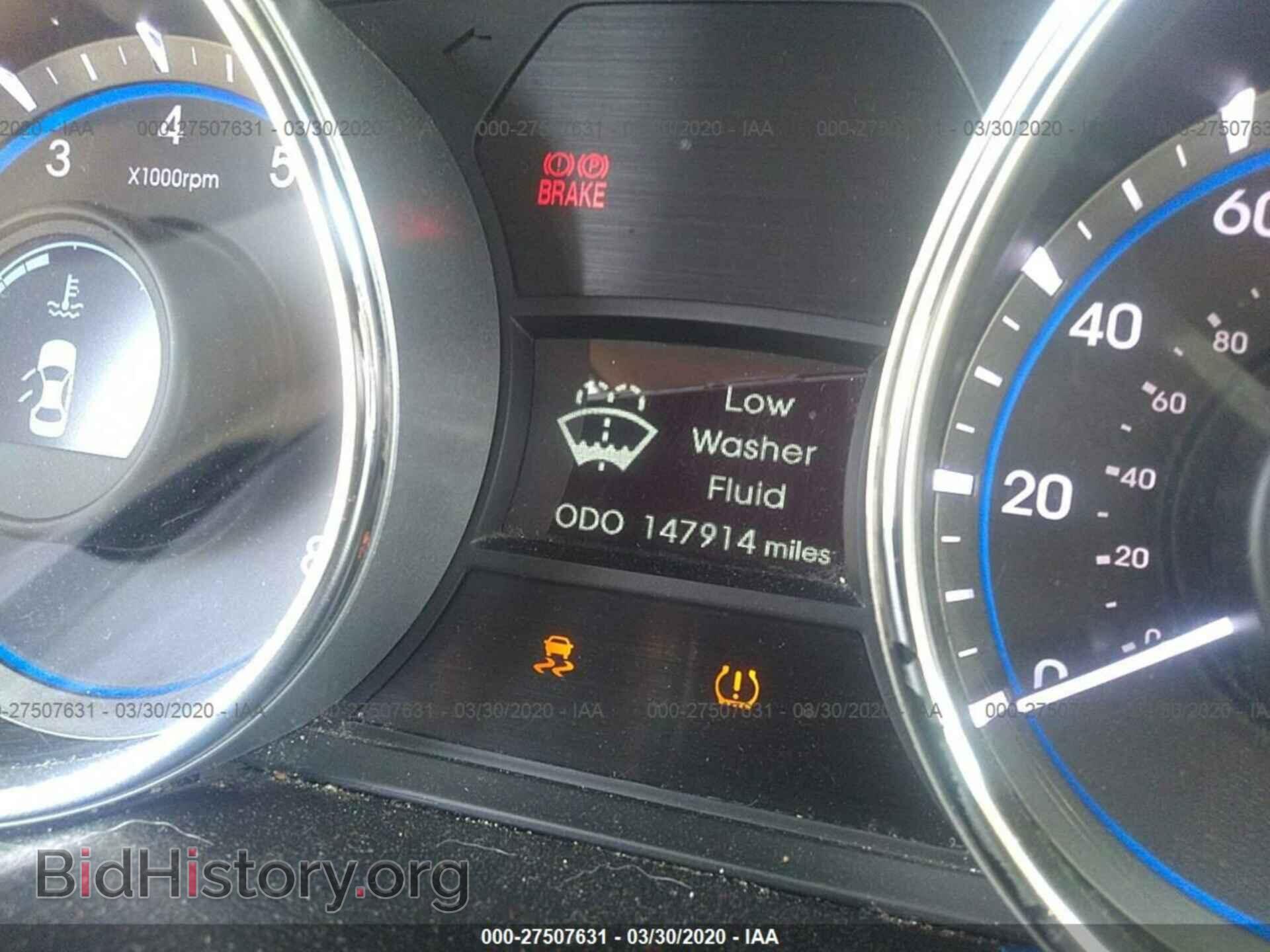 2014 HYUNDAI SONATA - VIN: 5NPEB4AC3EH827677 - Фото 7