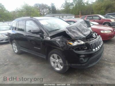 2012 Jeep COMPASS Sport, черный — VIN 1C4NJCBA0CD593575, IAAI