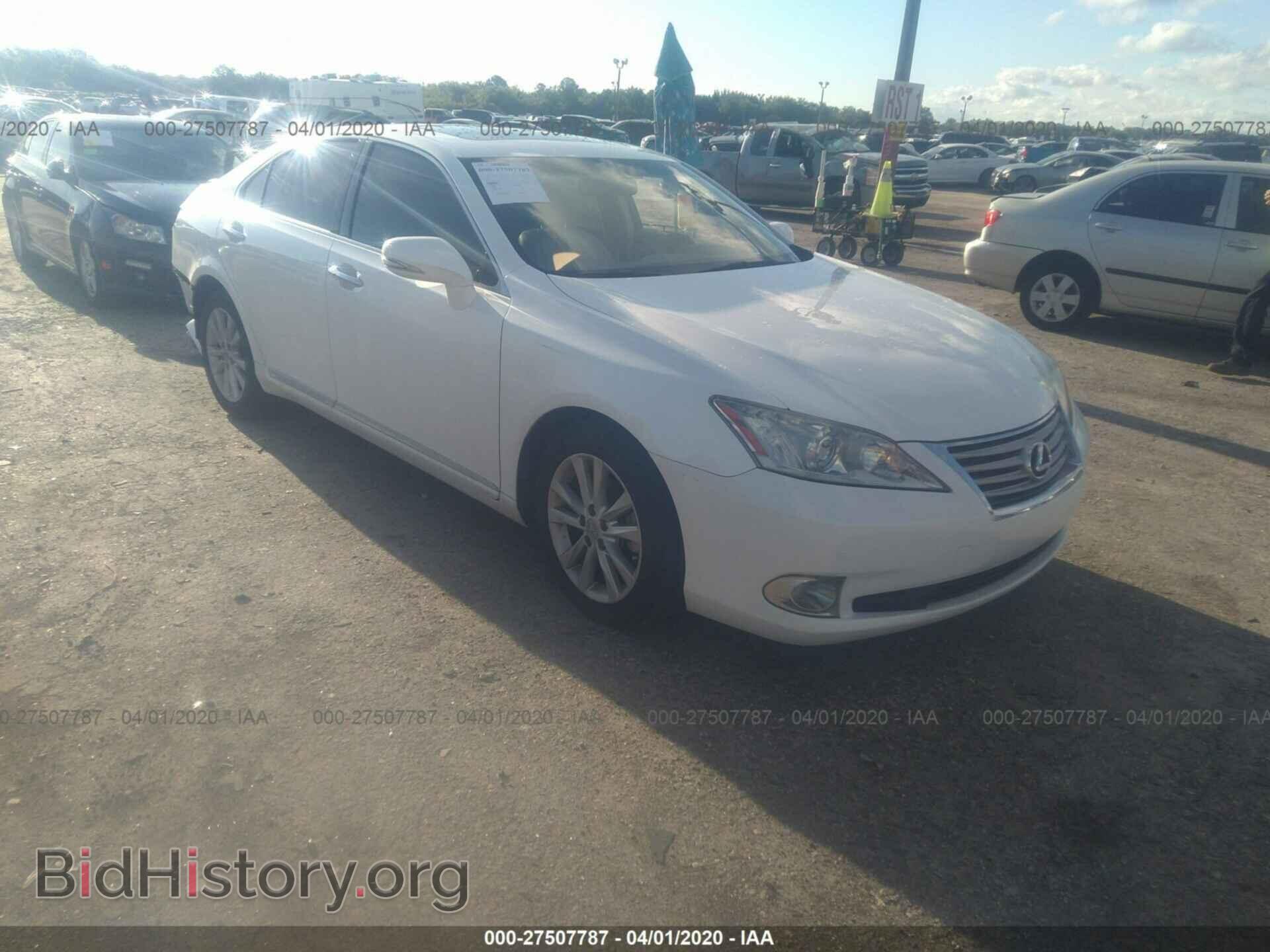 Photo JTHBK1EG3A2392331 - LEXUS ES 2010