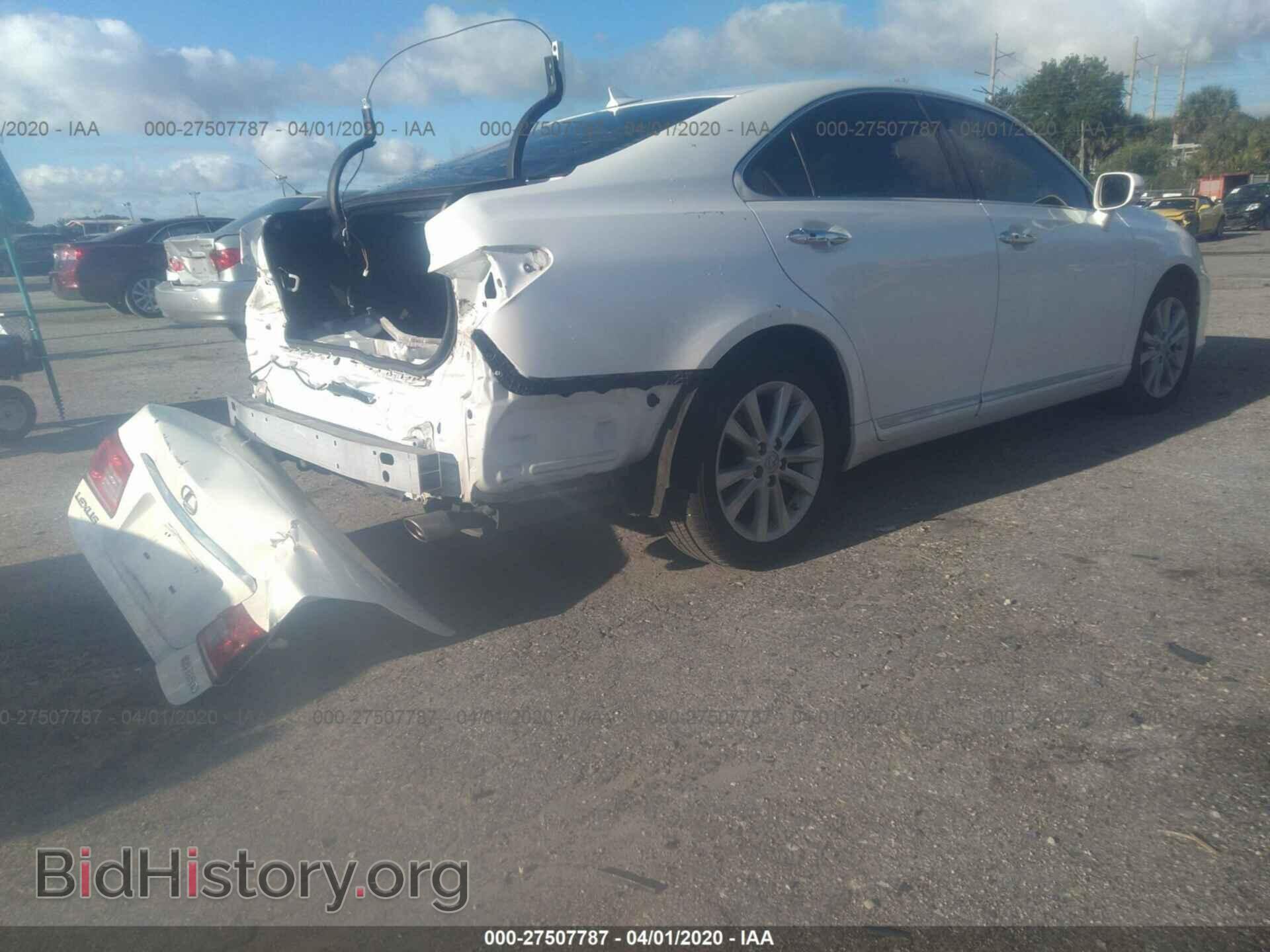 2010 LEXUS ES - VIN: JTHBK1EG3A2392331 - Фото 4