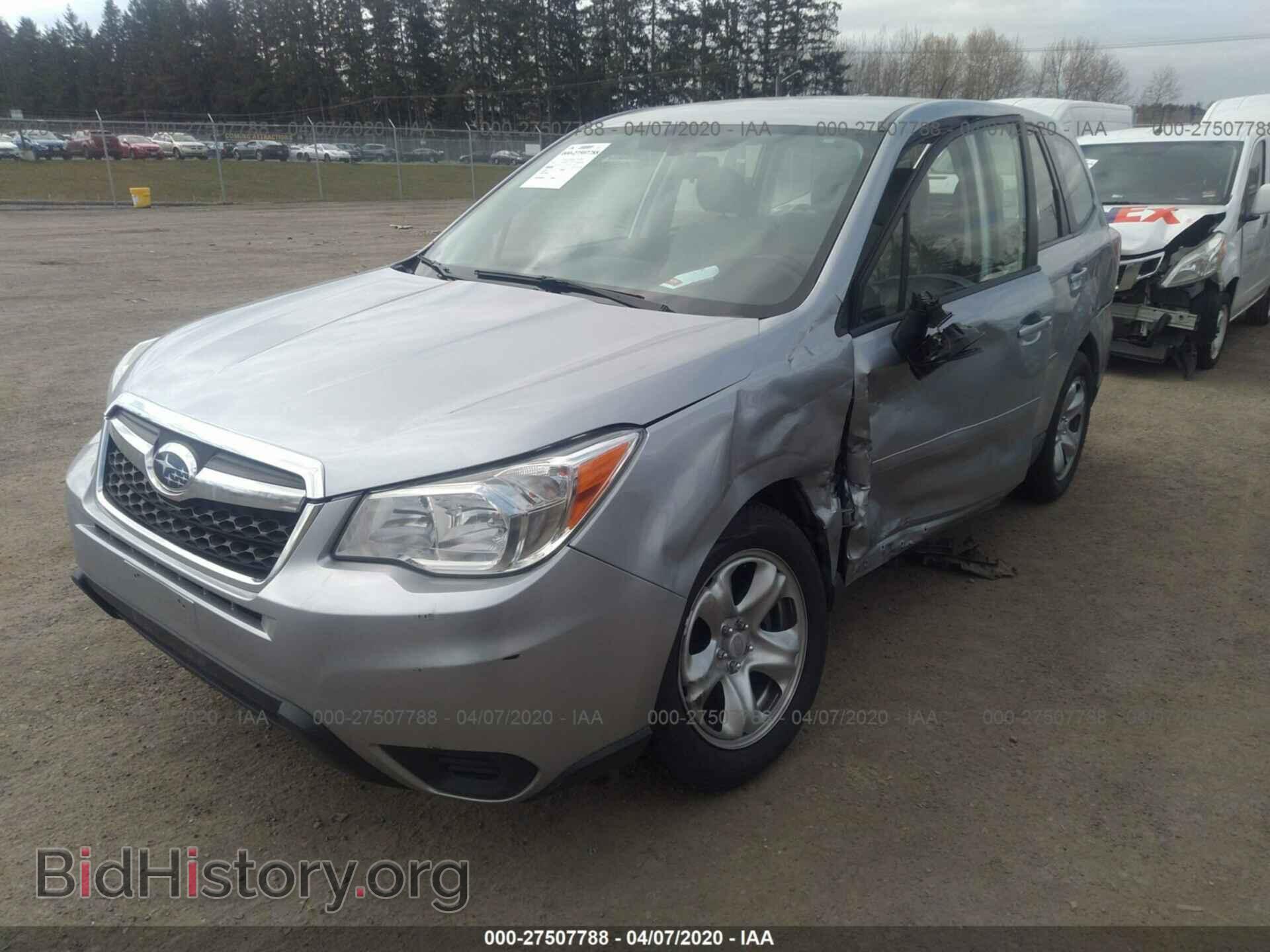 2014 SUBARU FORESTER - VIN: JF2SJAAC2EH445841 - Фото 2