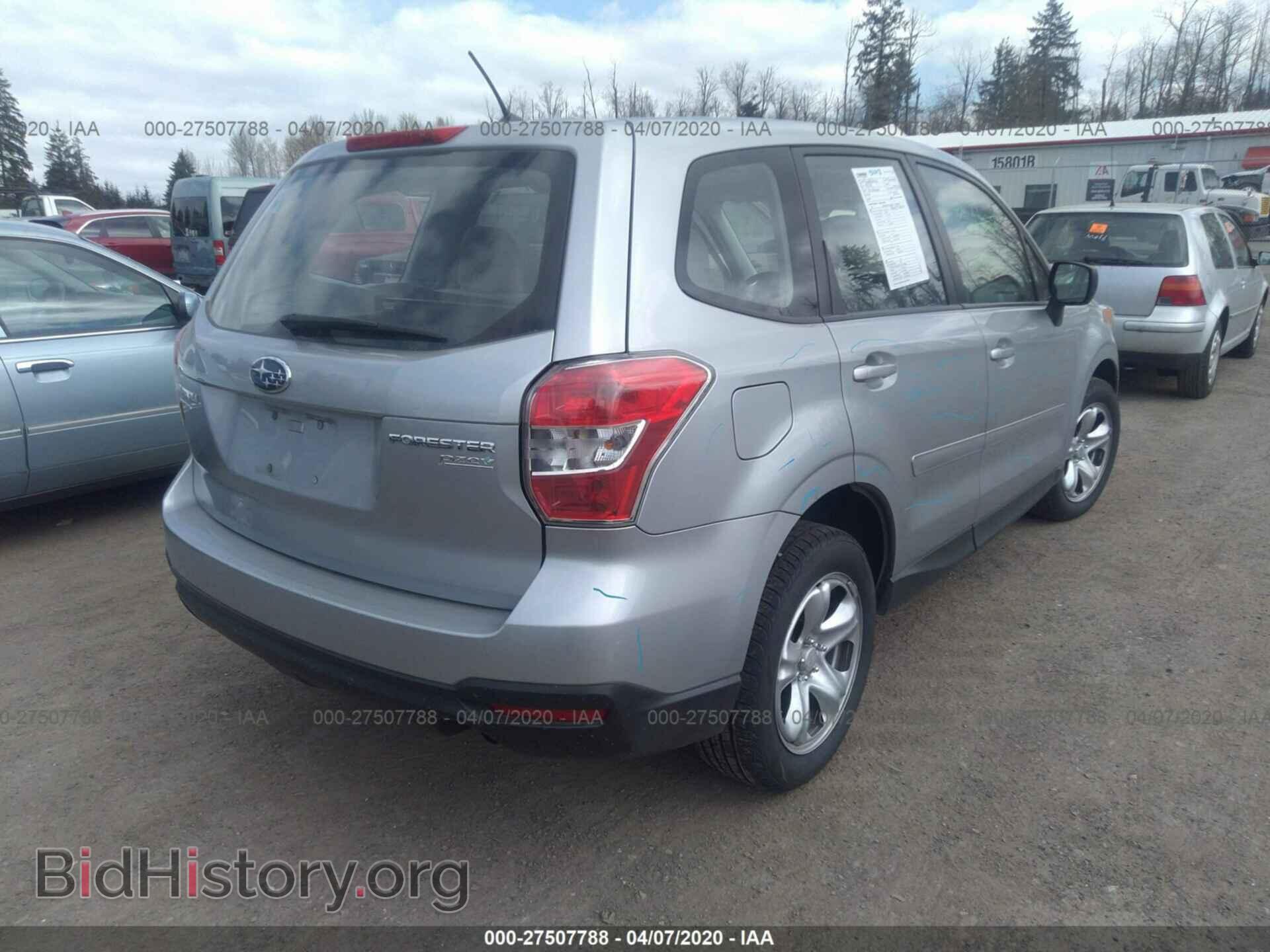 2014 SUBARU FORESTER - VIN: JF2SJAAC2EH445841 - Фото 4