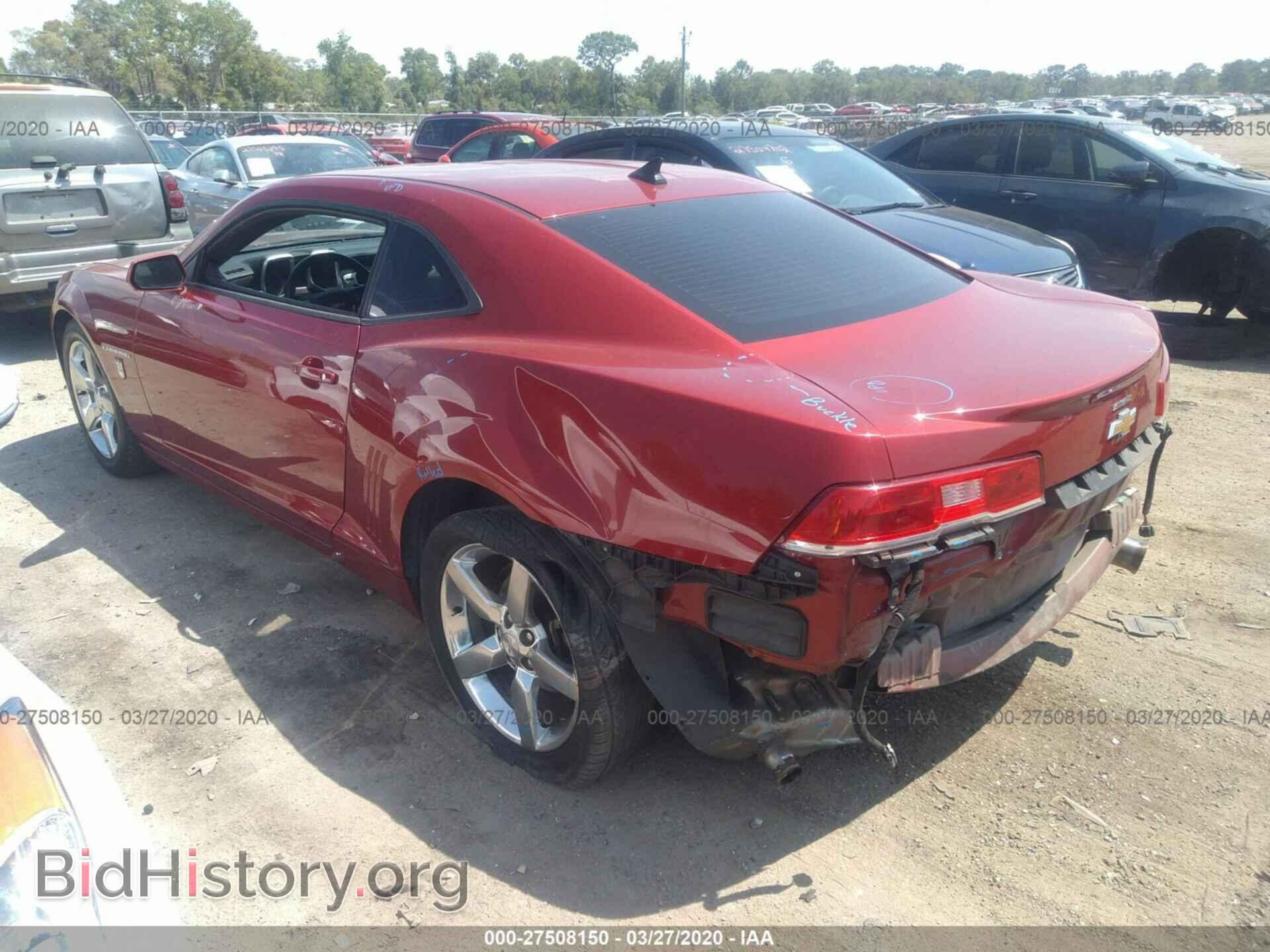 2015 CHEVROLET CAMARO - VIN: 2G1FD1E34F9262196 - Фото 3