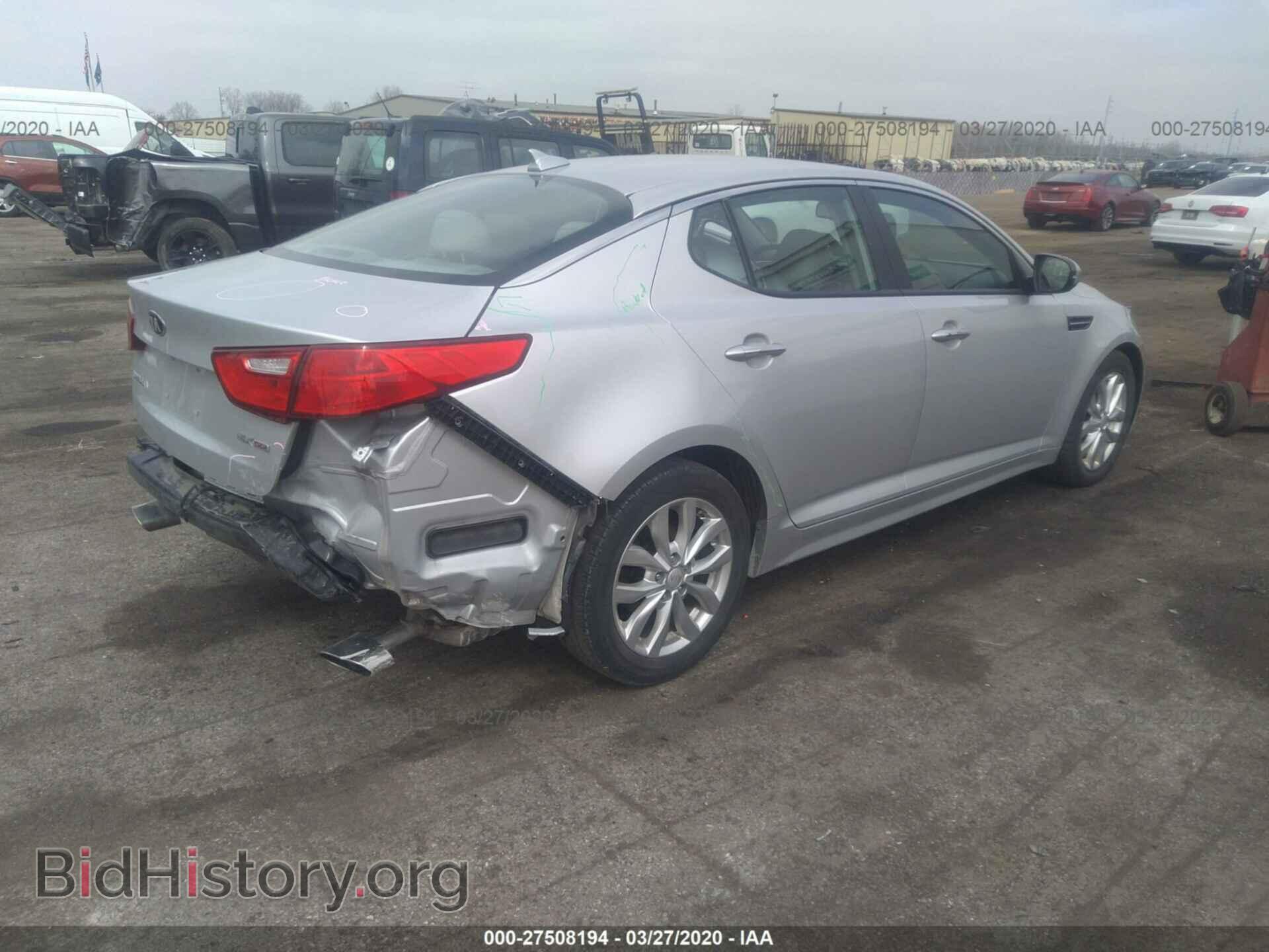 2015 KIA OPTIMA - VIN: 5XXGN4A76FG359556 - Photo 4
