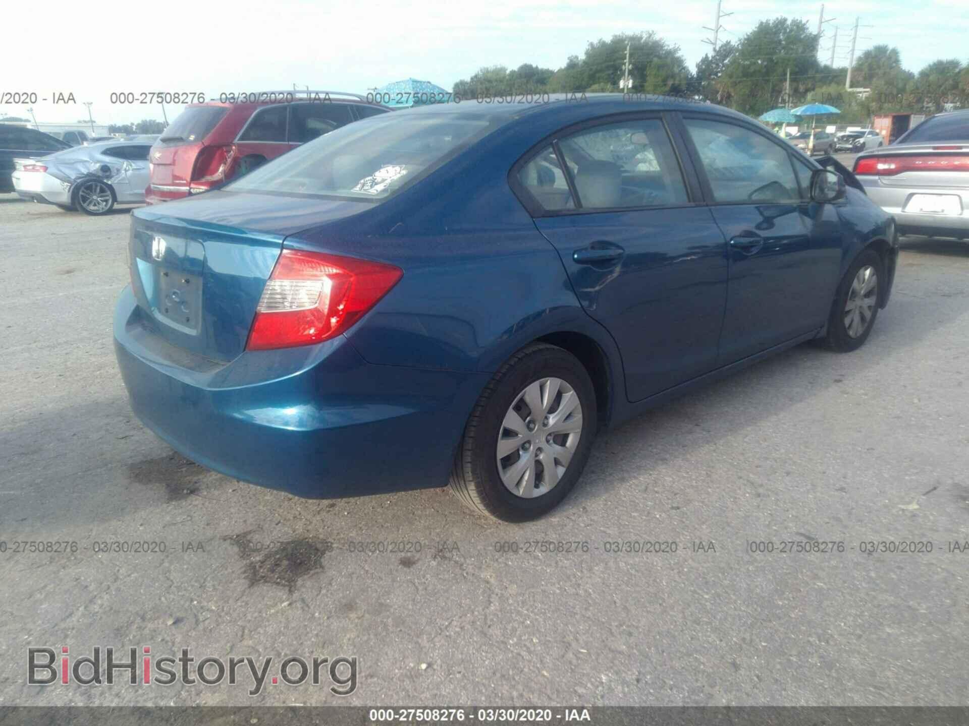 2012 HONDA CIVIC - VIN: 19XFB2F58CE044567 - Фото 4