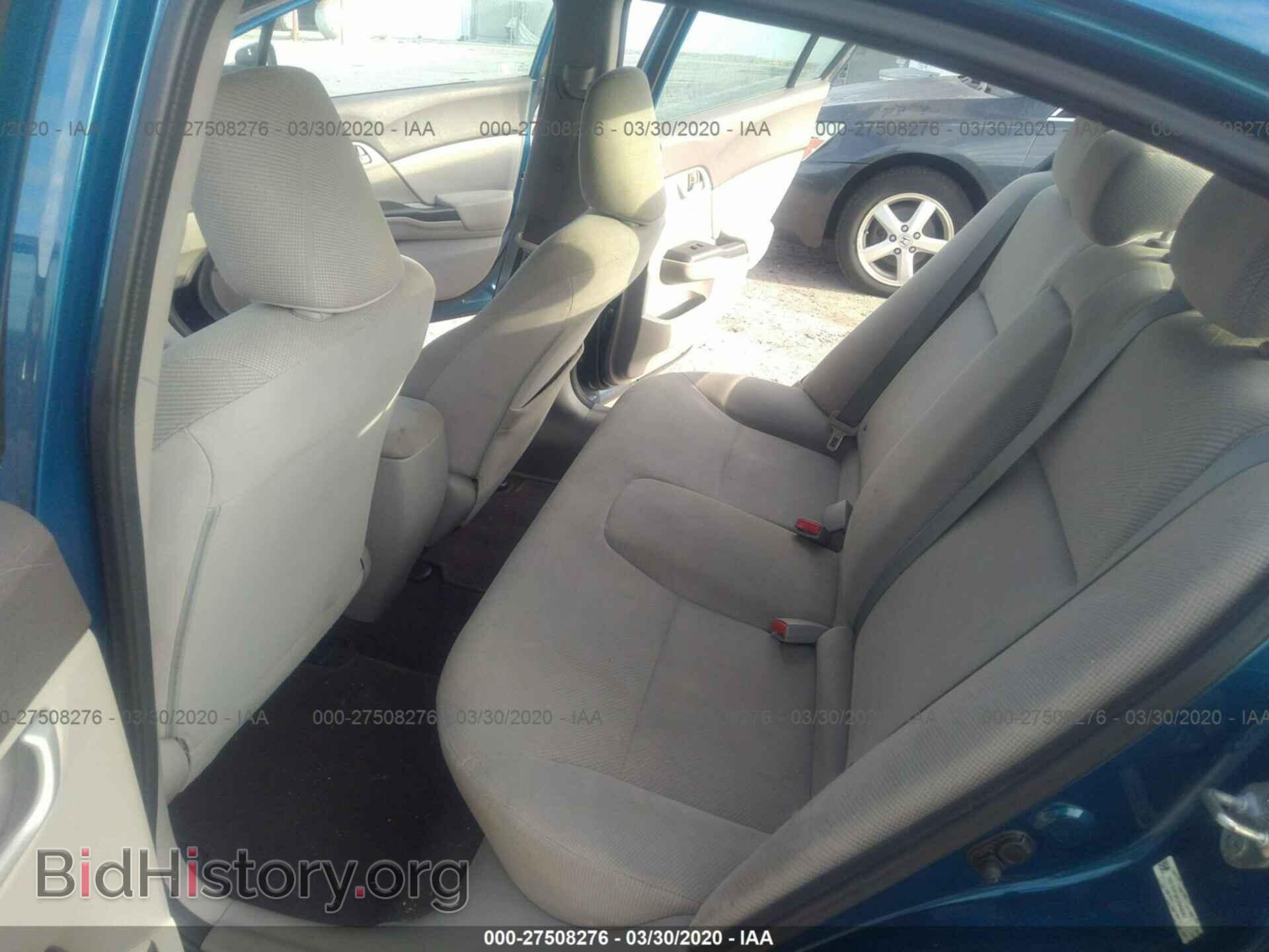 2012 HONDA CIVIC - VIN: 19XFB2F58CE044567 - Фото 8